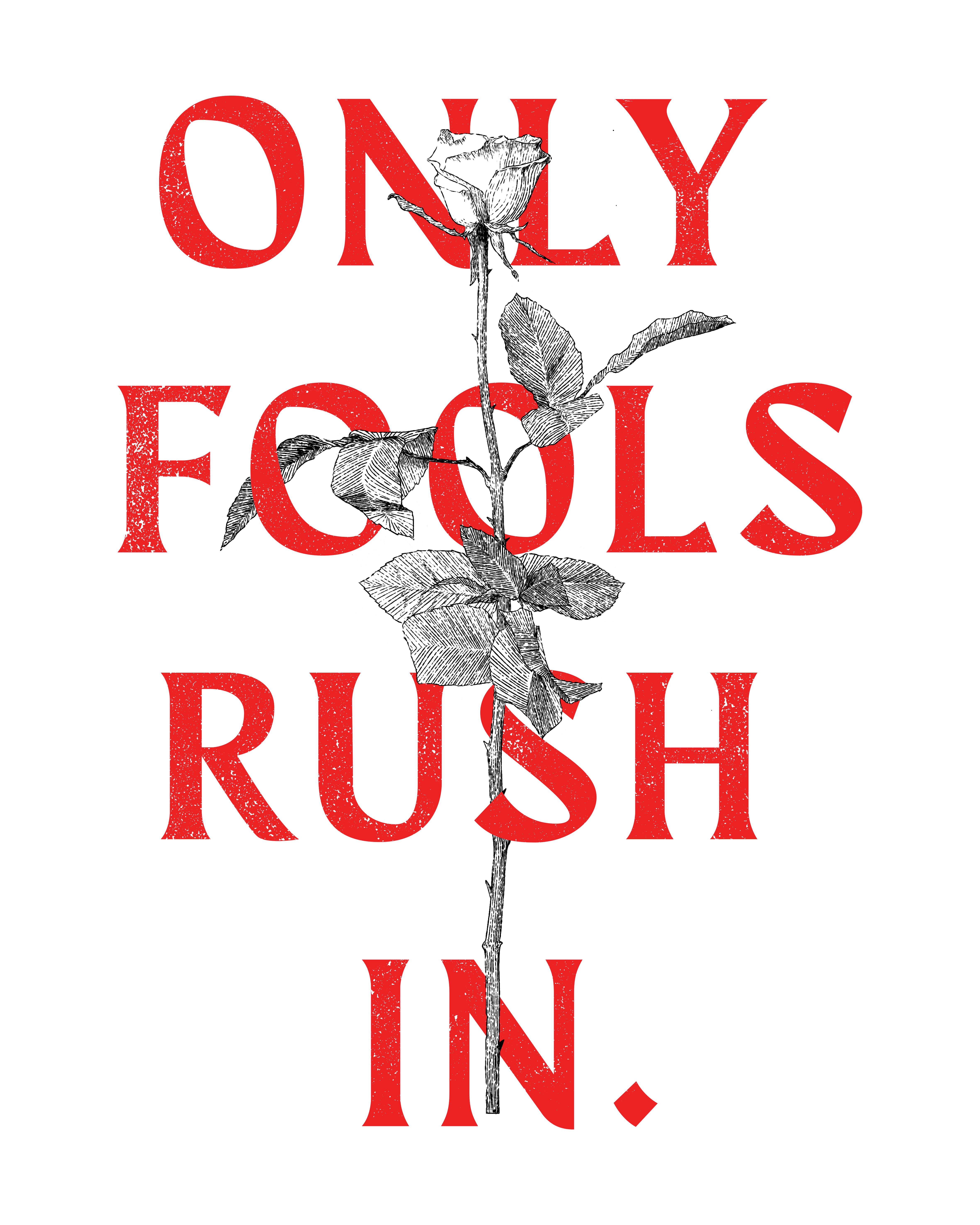 Only fools rush in