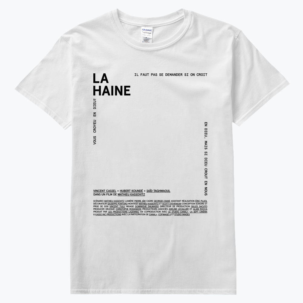 Hubert La Haine Carhartt T Shirt Mathieu Kassovitz Courir La Haine - Main Image