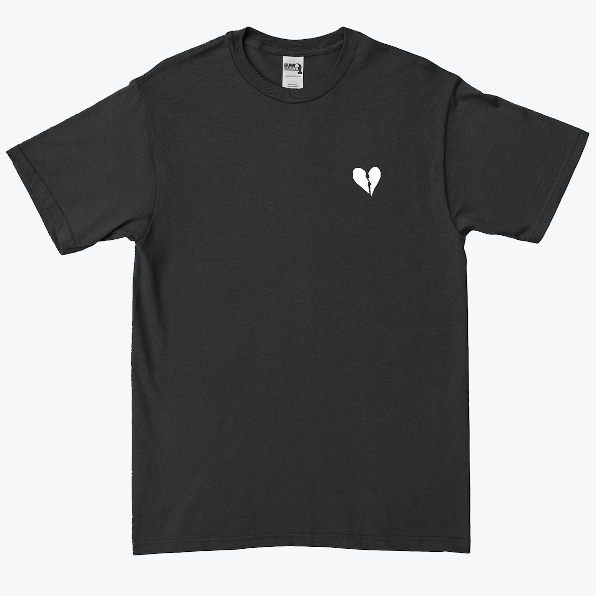 Cdg heart tee sales
