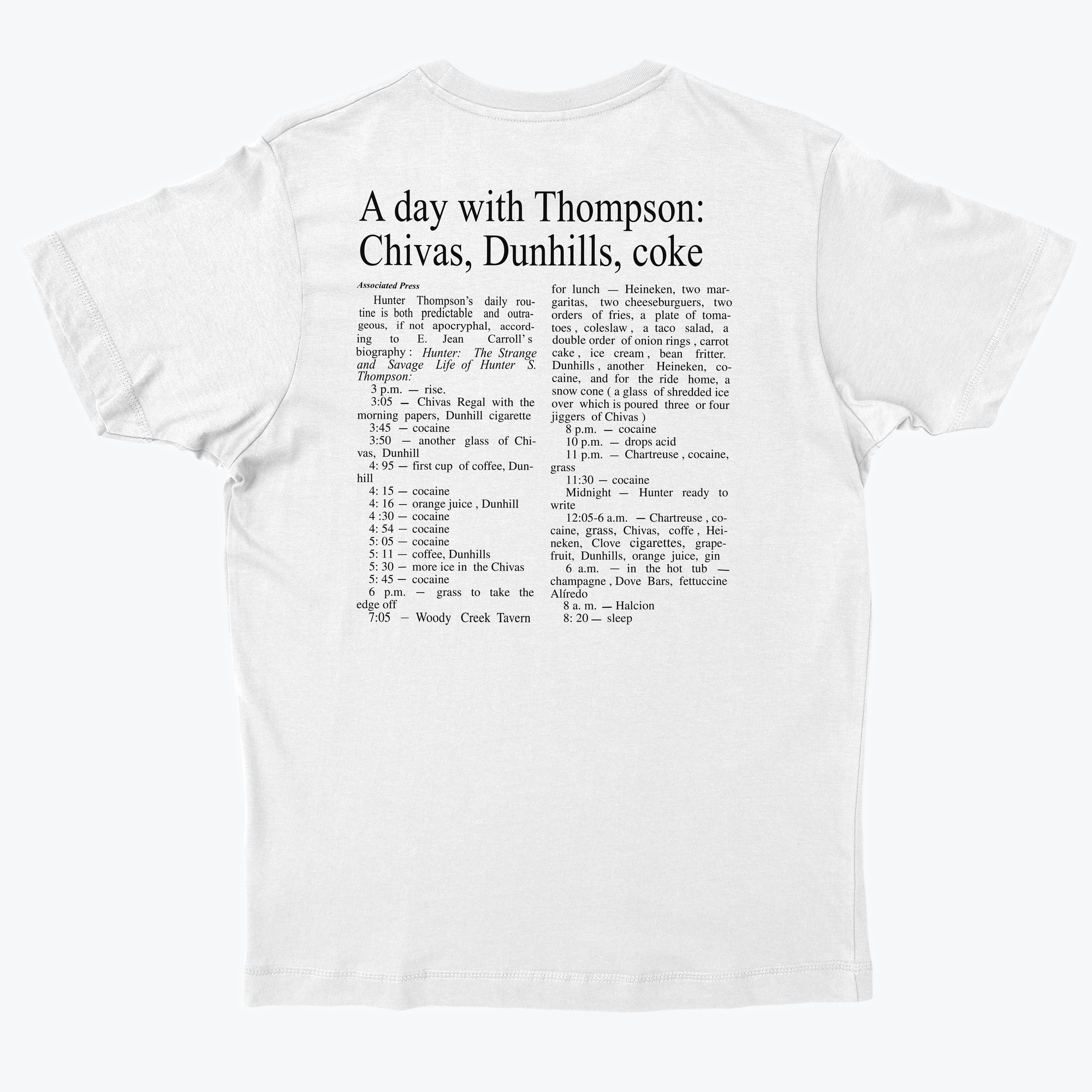 thompson shirt