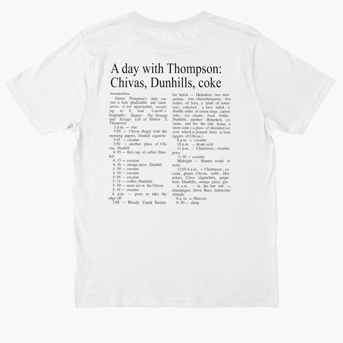 Hunter 2024 thompson shirt