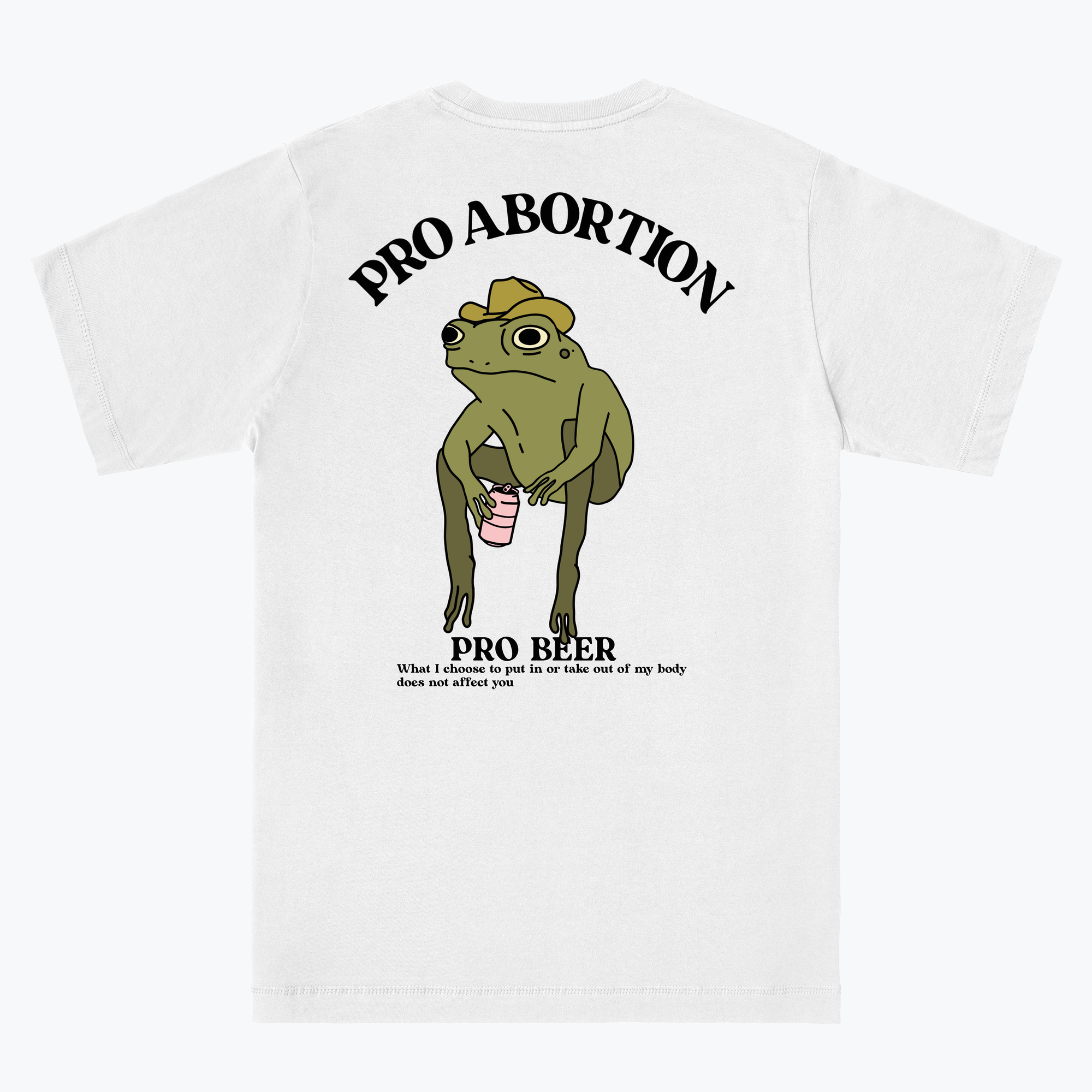 pro abortion pro beer frog | Everpress