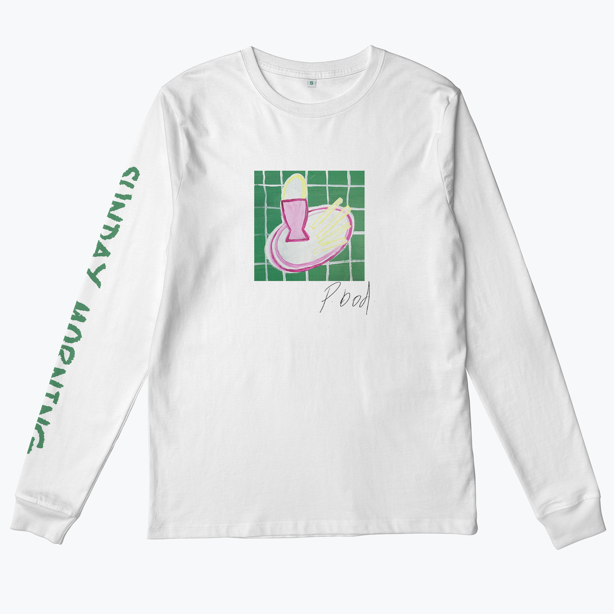 Sunday Morning Rib Long Sleeve Tee main image 0