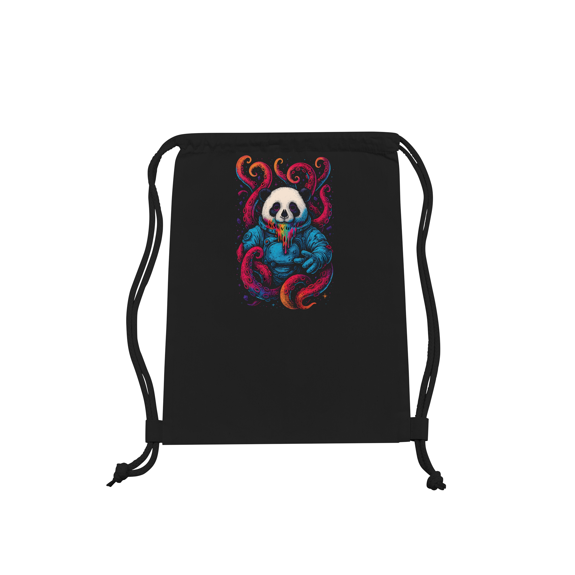 Cosmic Panda Kraken Bag in Black