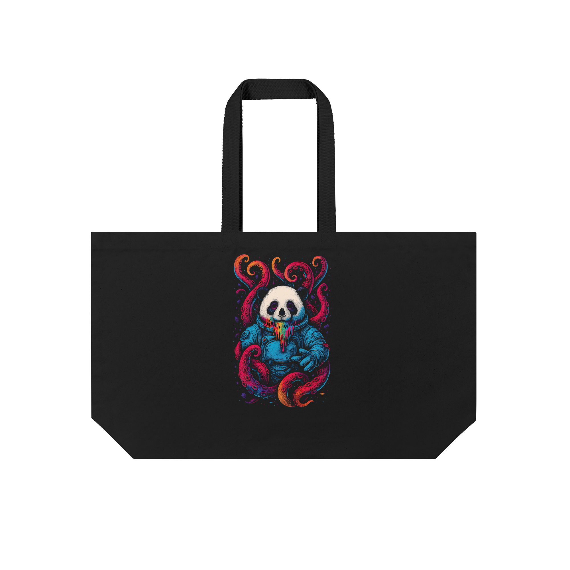 Cosmic Panda Kraken Bag in Black