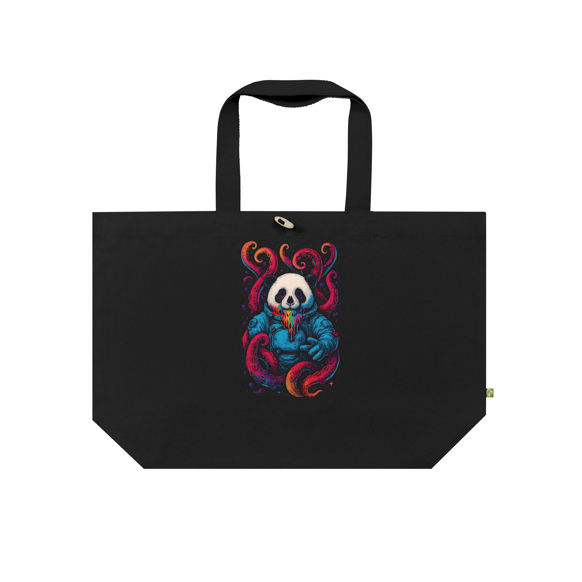 Cosmic Panda Kraken Bag in Black