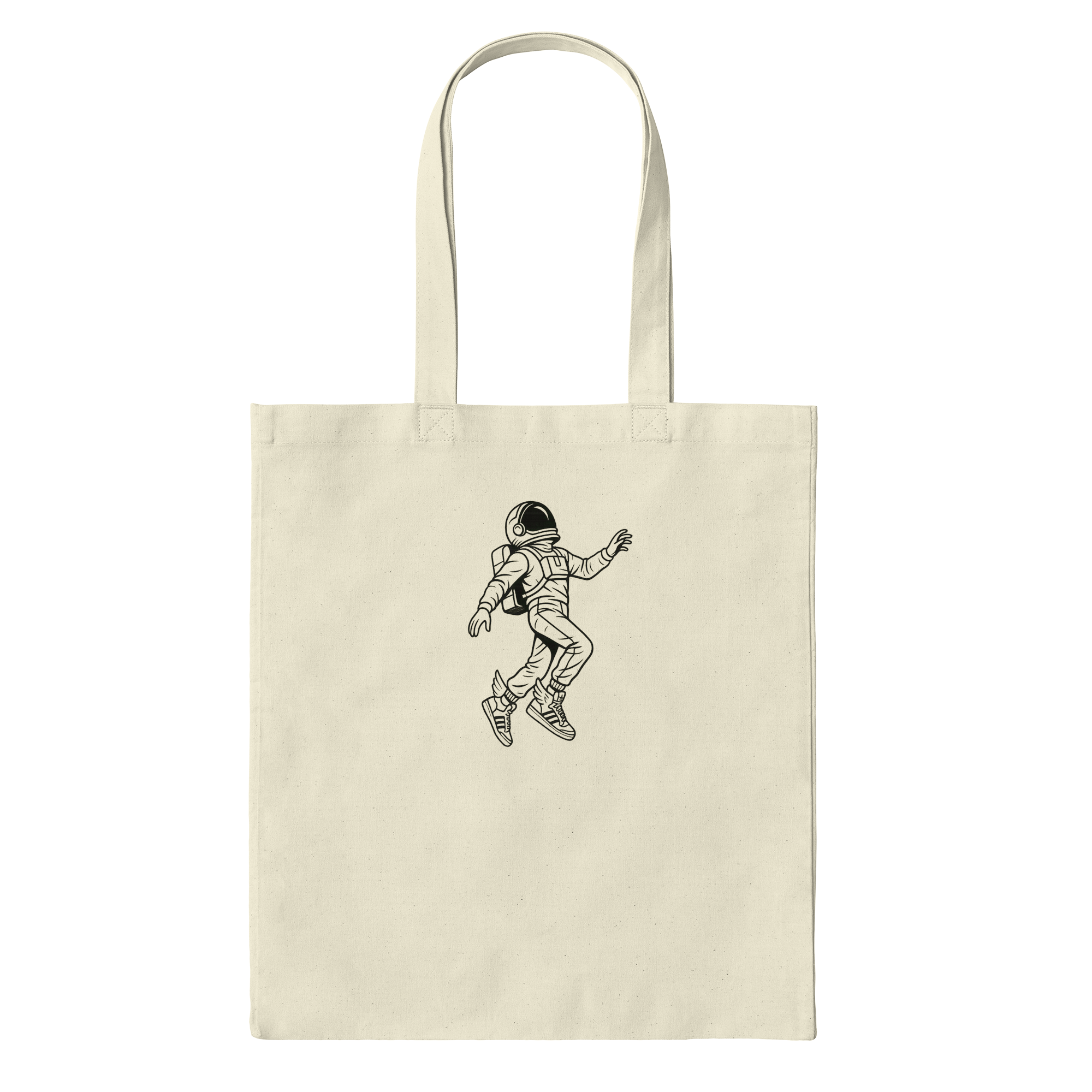 Winged Astronaut Flight Bag in Natural