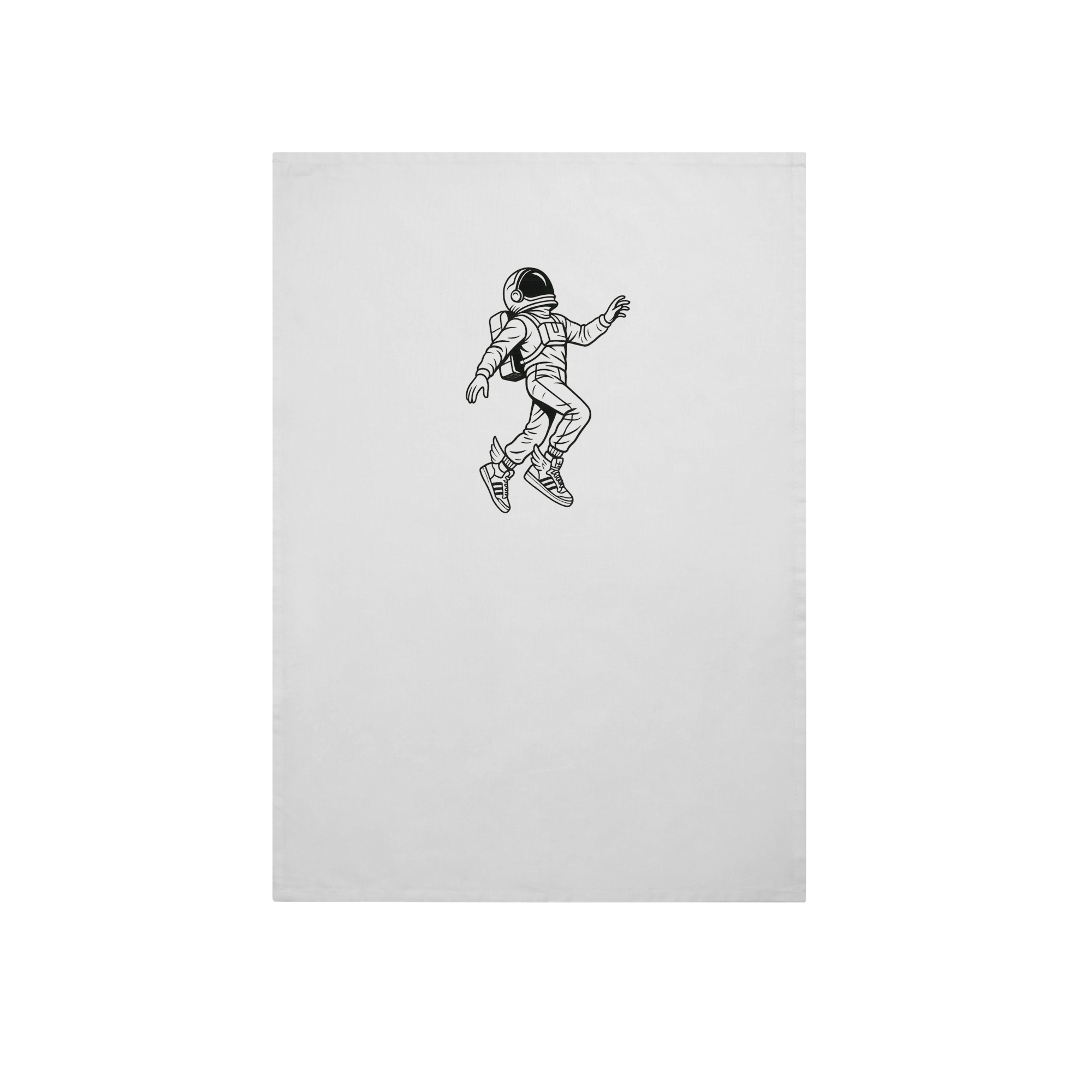 Winged Astronaut Flight Lifestyle in White