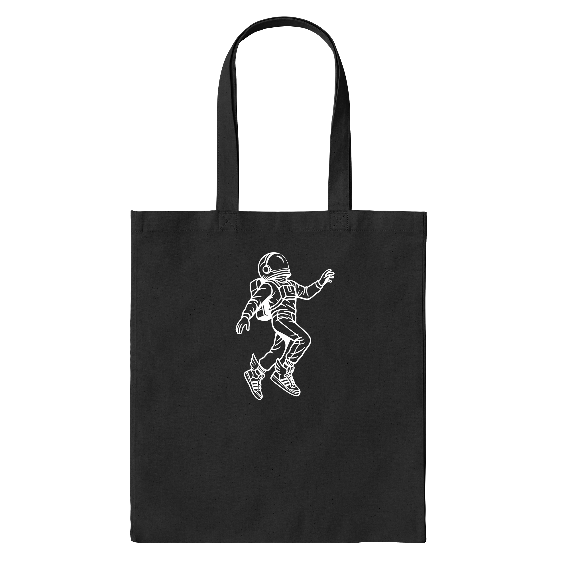 Winged Astronaut Fligt Bag in Black
