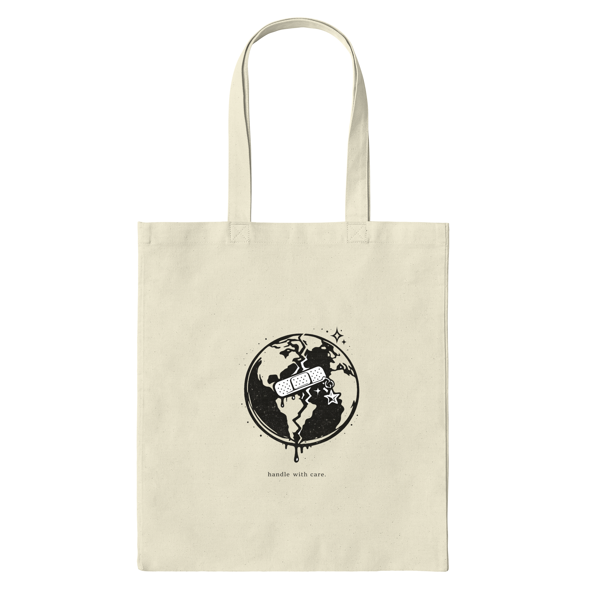 Handle With Care Bag in Natural