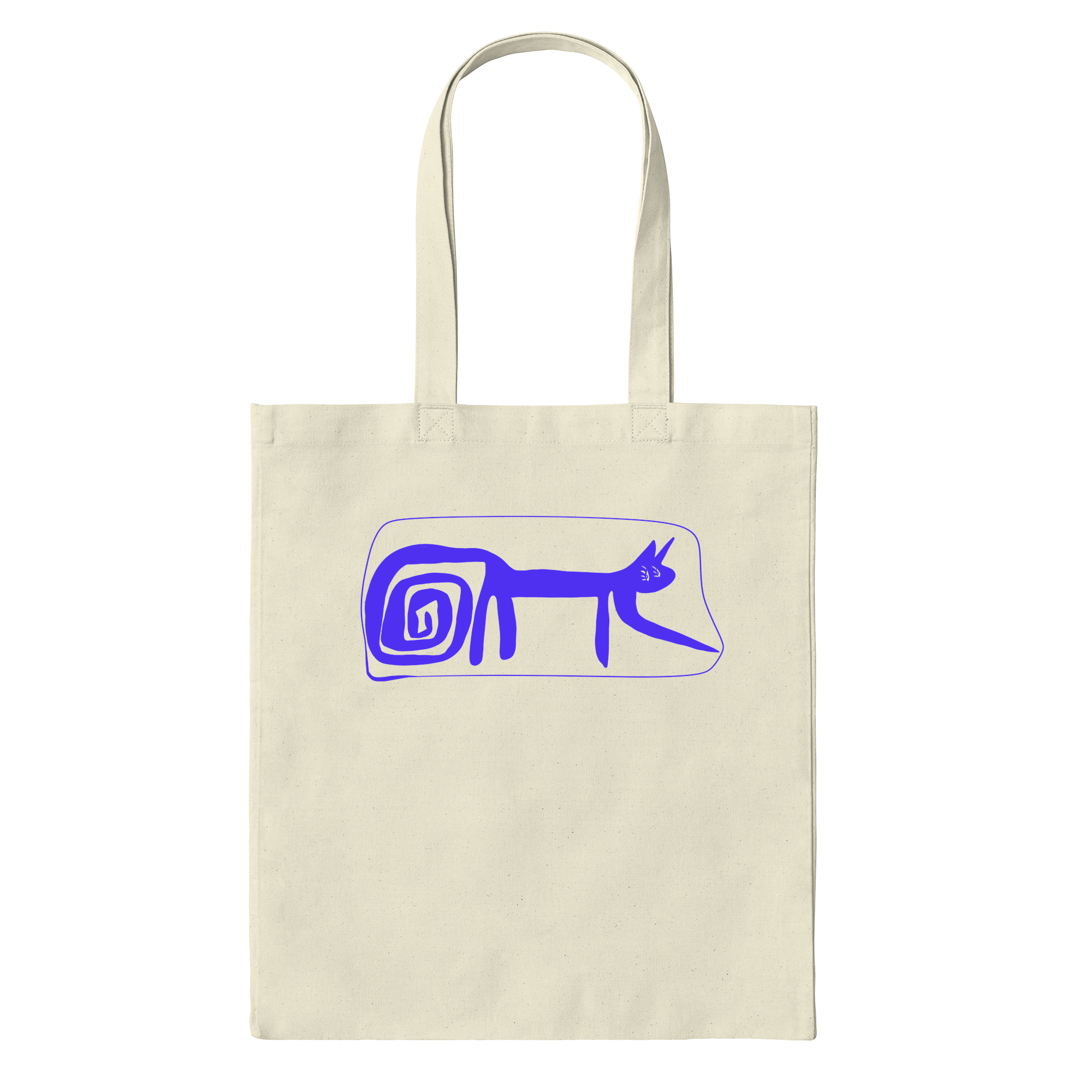 Blue Cat Bag in Natural