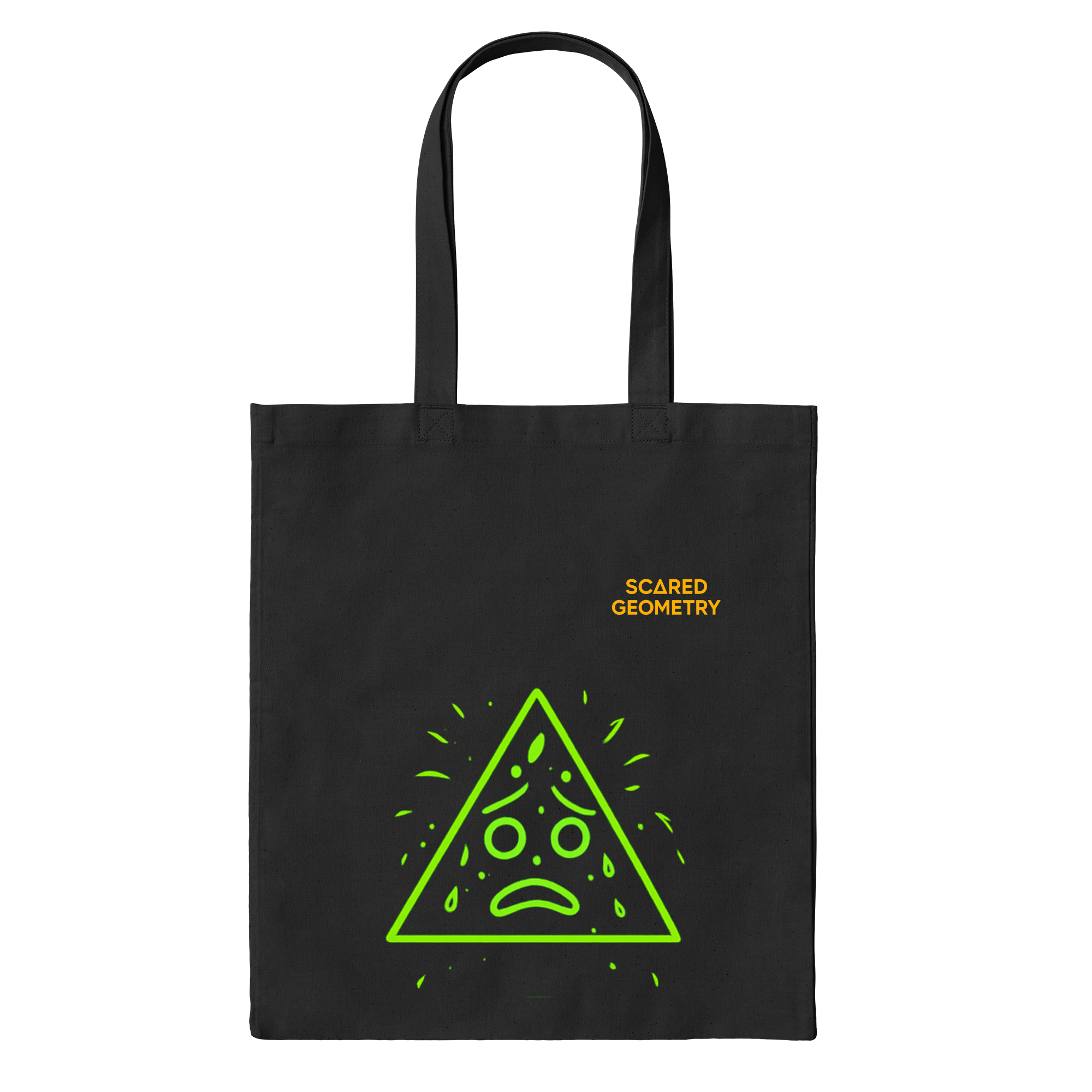Neon Anxiety - Tri‑xiety Bag in Black