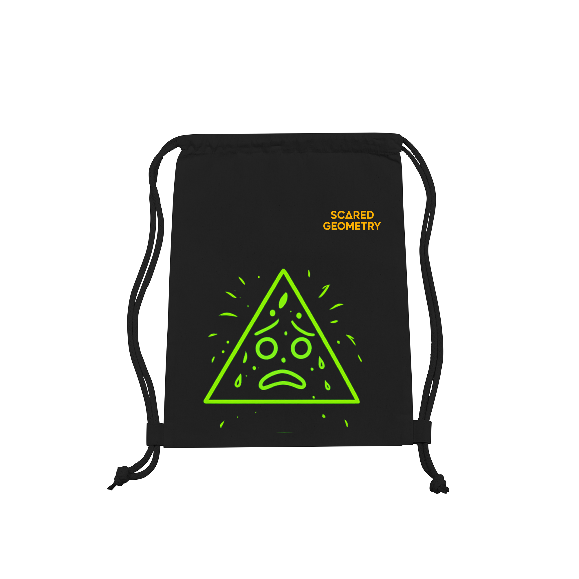 Neon Anxiety - Tri‑xiety Bag in Black