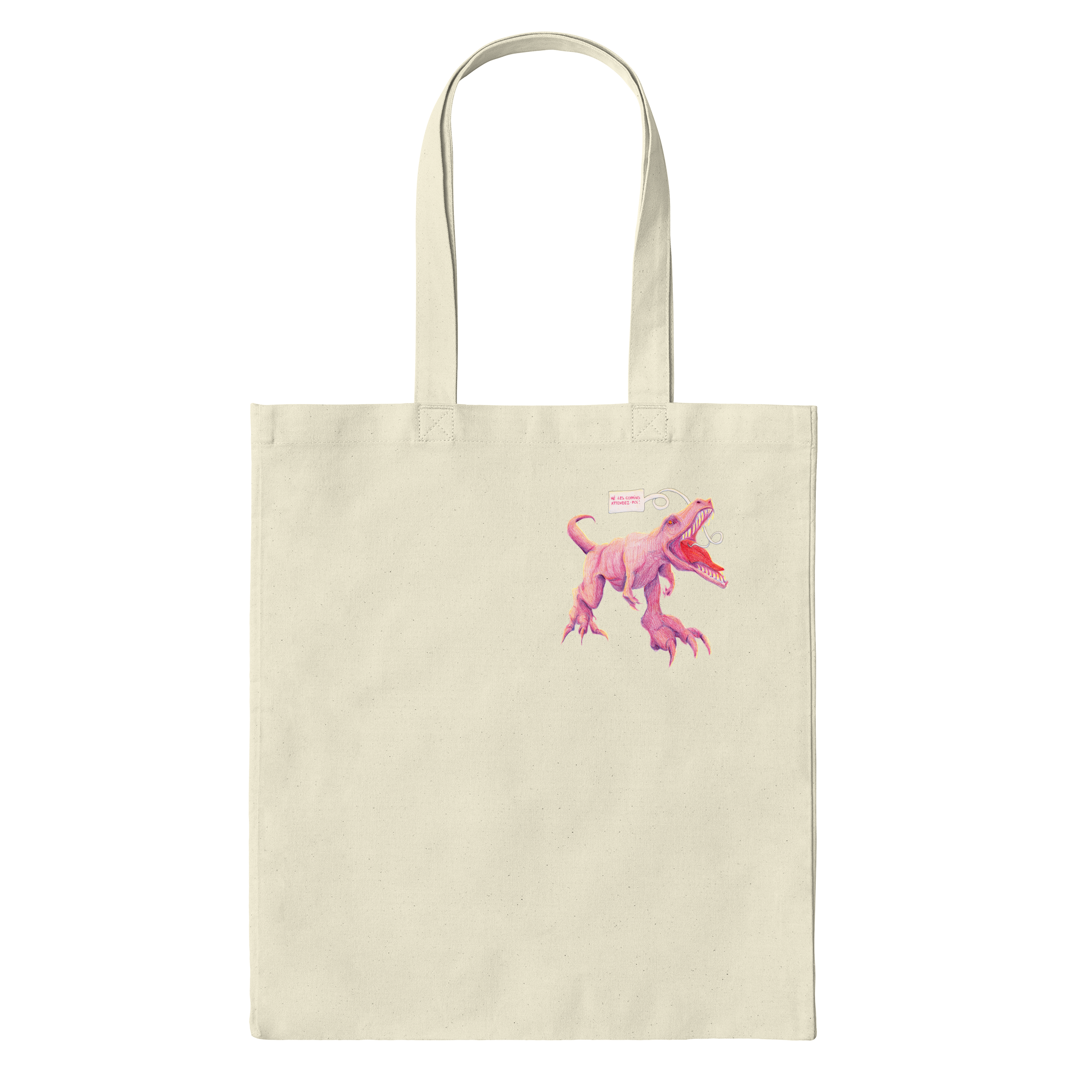 Lonely Dino Bag in Natural
