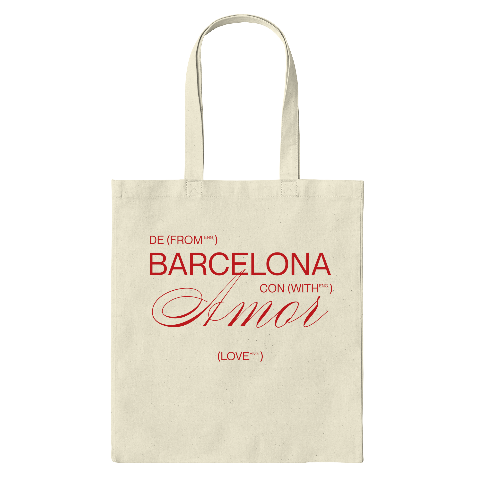 From Barcelona With Love Bag in Natural
