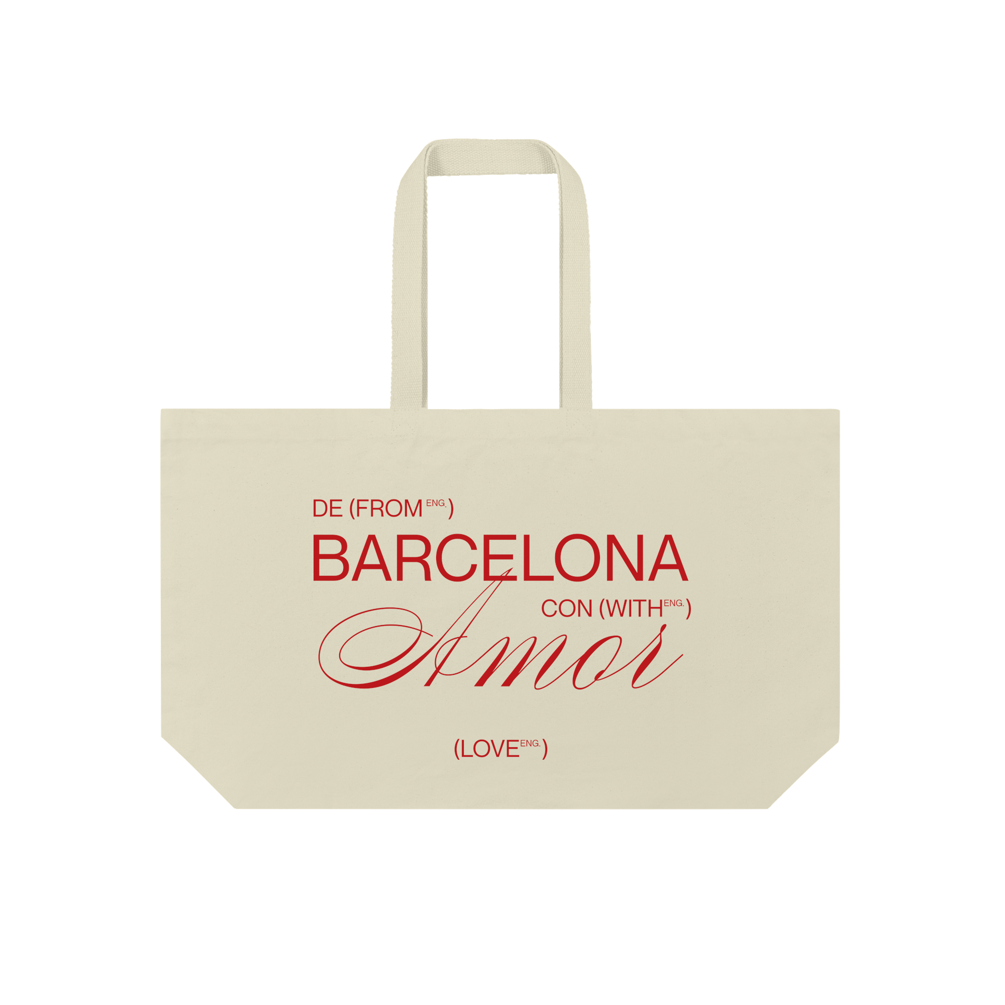 From Barcelona With Love Bag in Natural