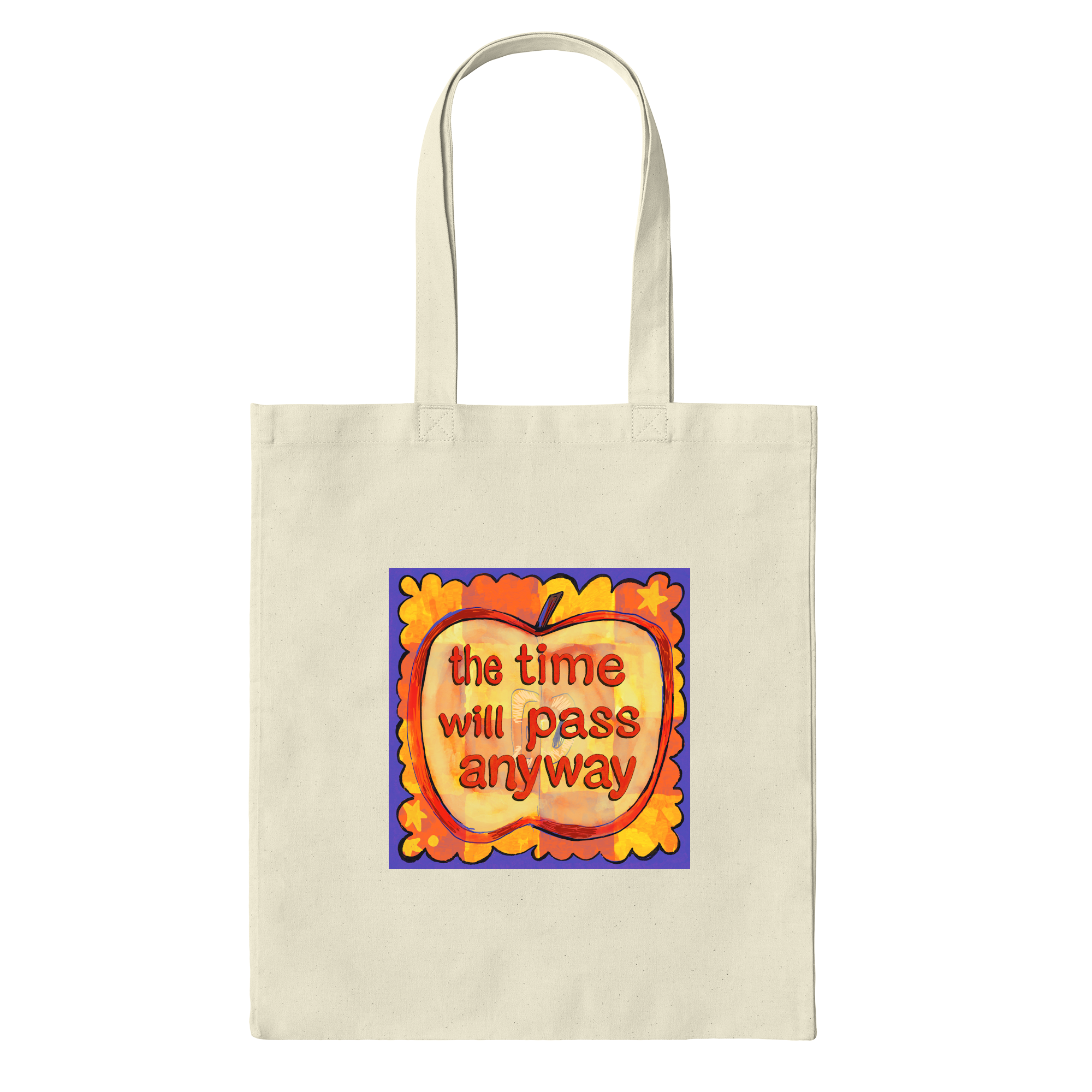 The Time Will Pass Anyway/ Apple Bag in Natural