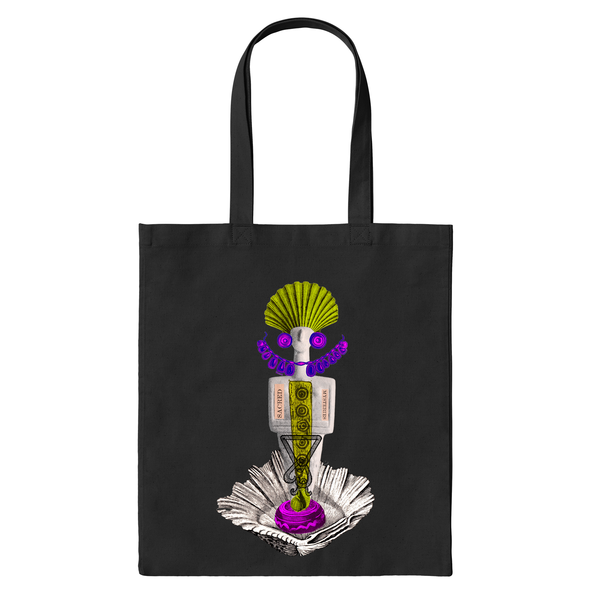 Sacred Mysteries Bag in Black