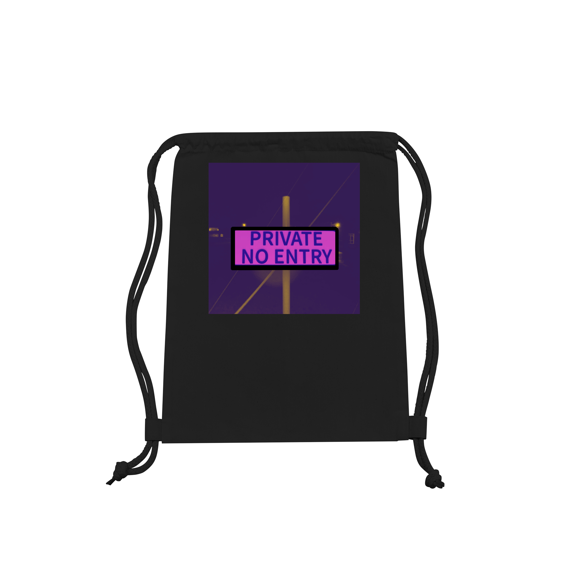 Private No Entry Bag in Black