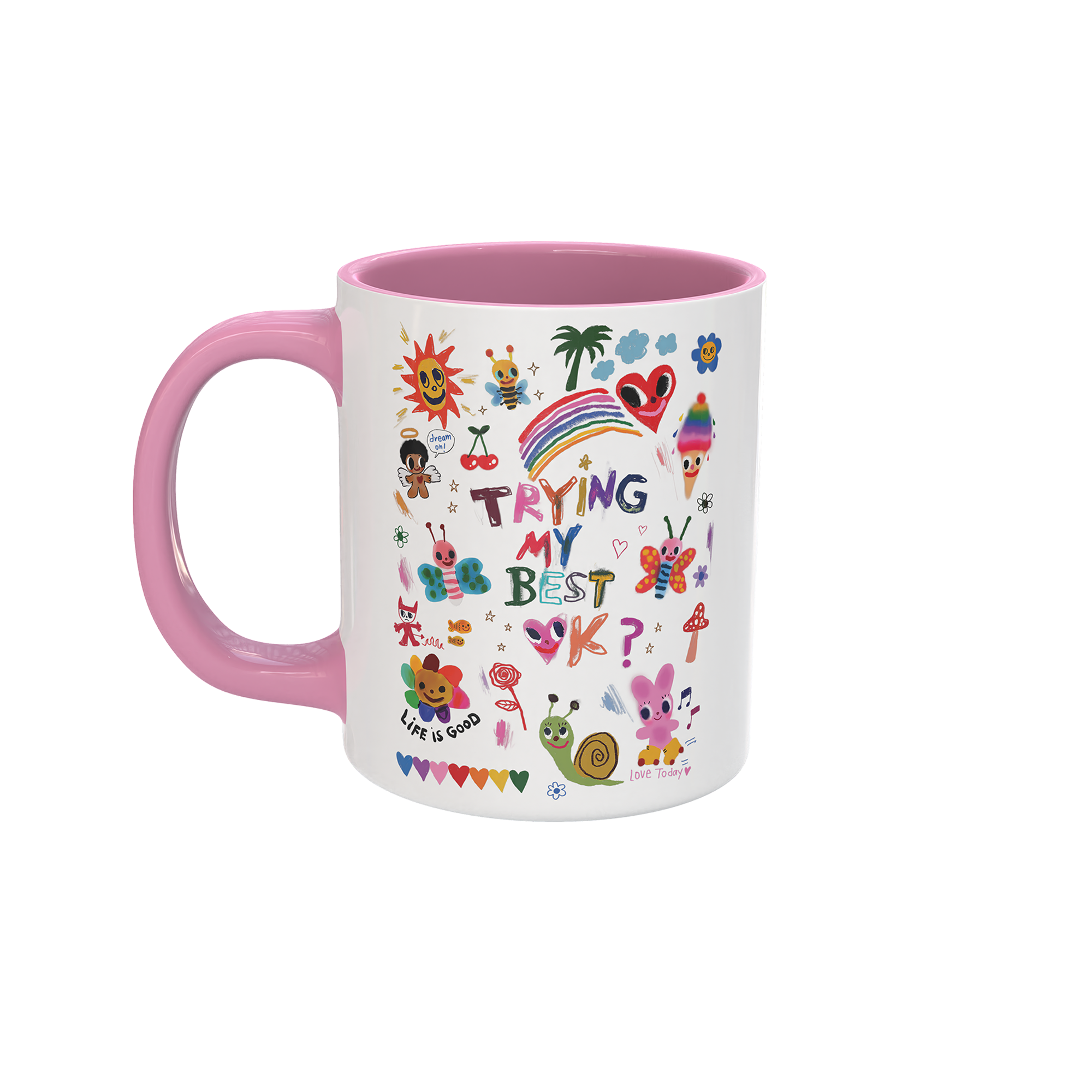 Trying My Best Mug in White