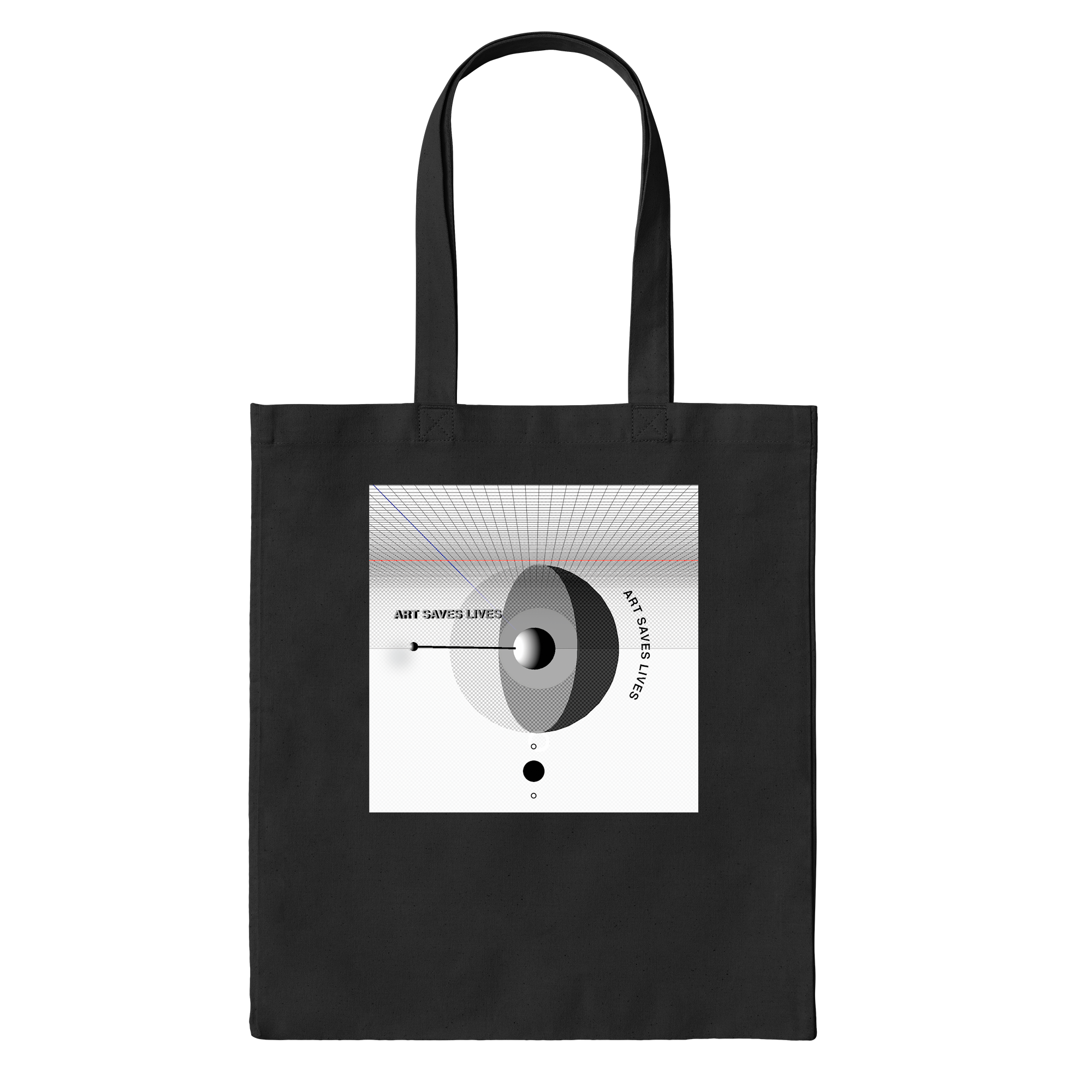 Art Saves Lives Irl Bag in Black