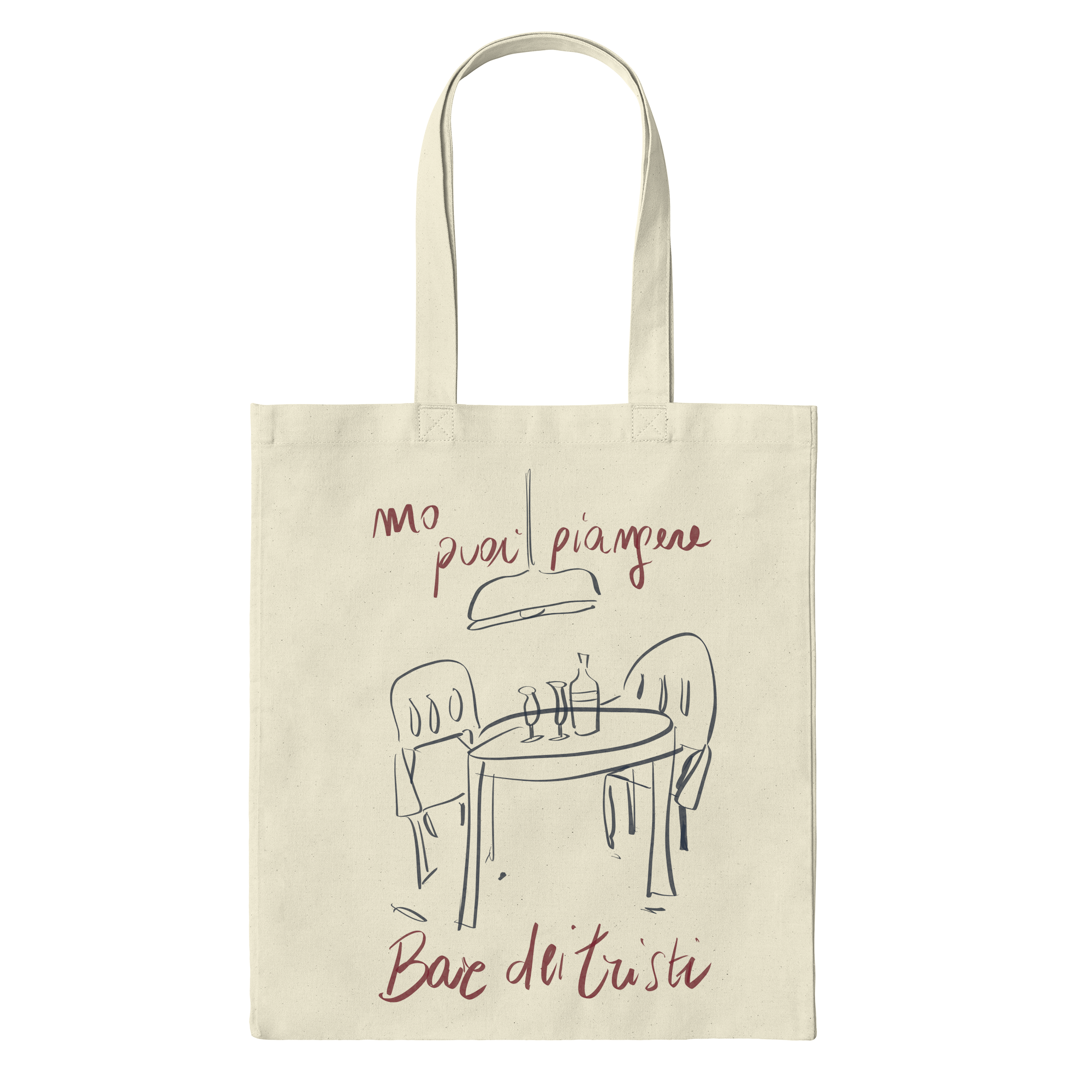 Settembre è Al Bar Dei Tristi Bag in Natural