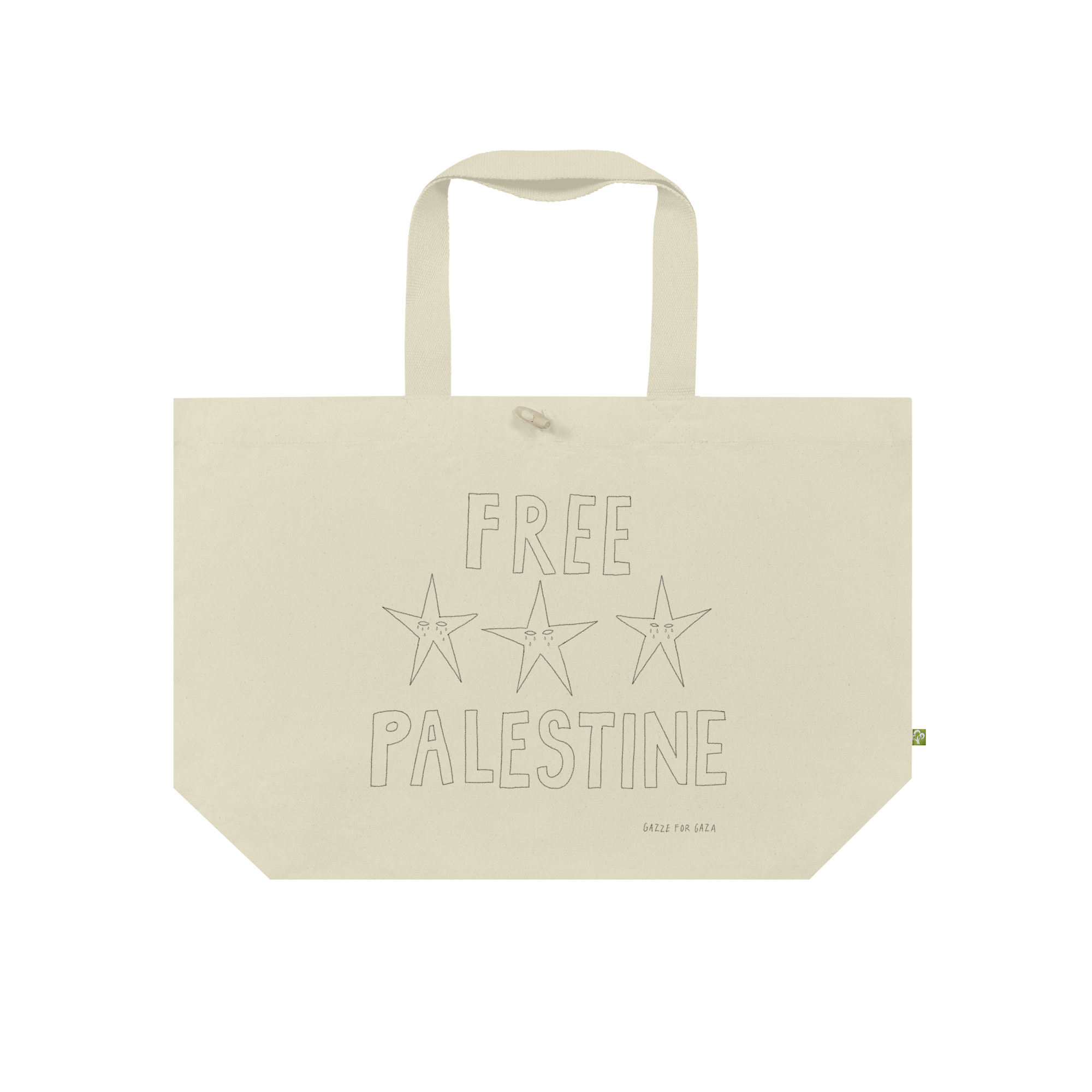 Gazze For Gaza By Emma Allegretti Bag in Natural