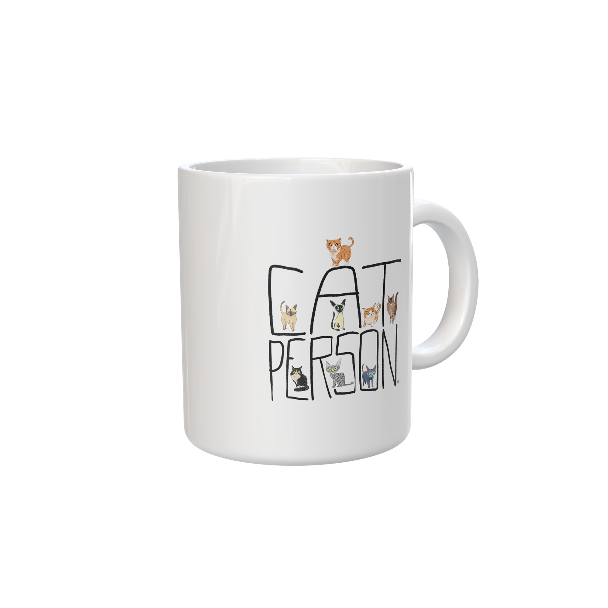 Pet Person By Drunkdrawn Mug in White