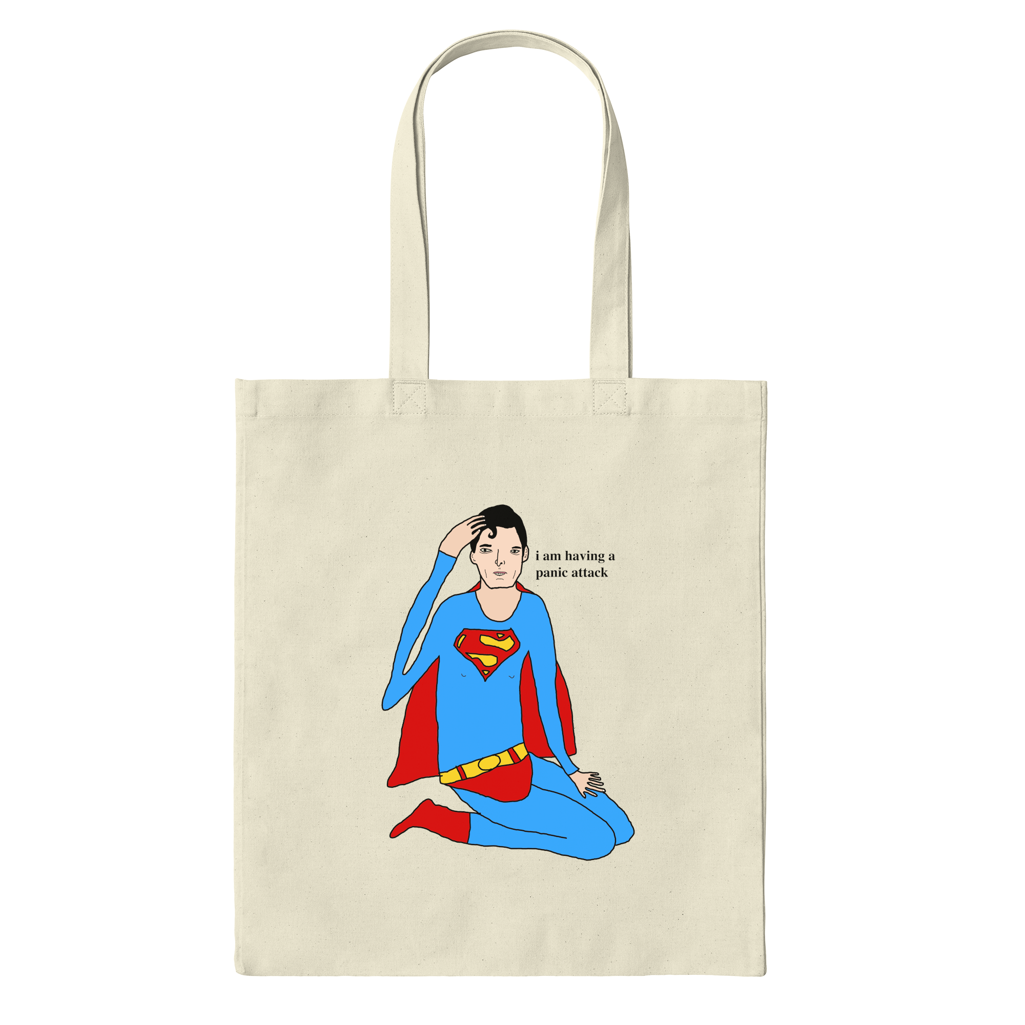 Super Panic Attack Man Bag in Natural