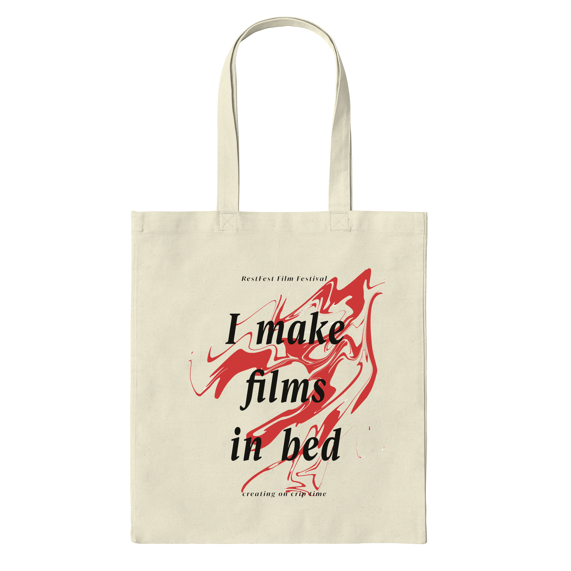 I Make Films In Bed - Tote Bag in Natural