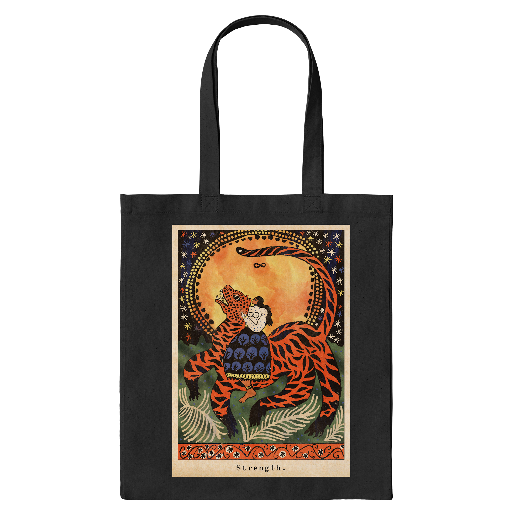 Strength Tarot2 Bag in Black