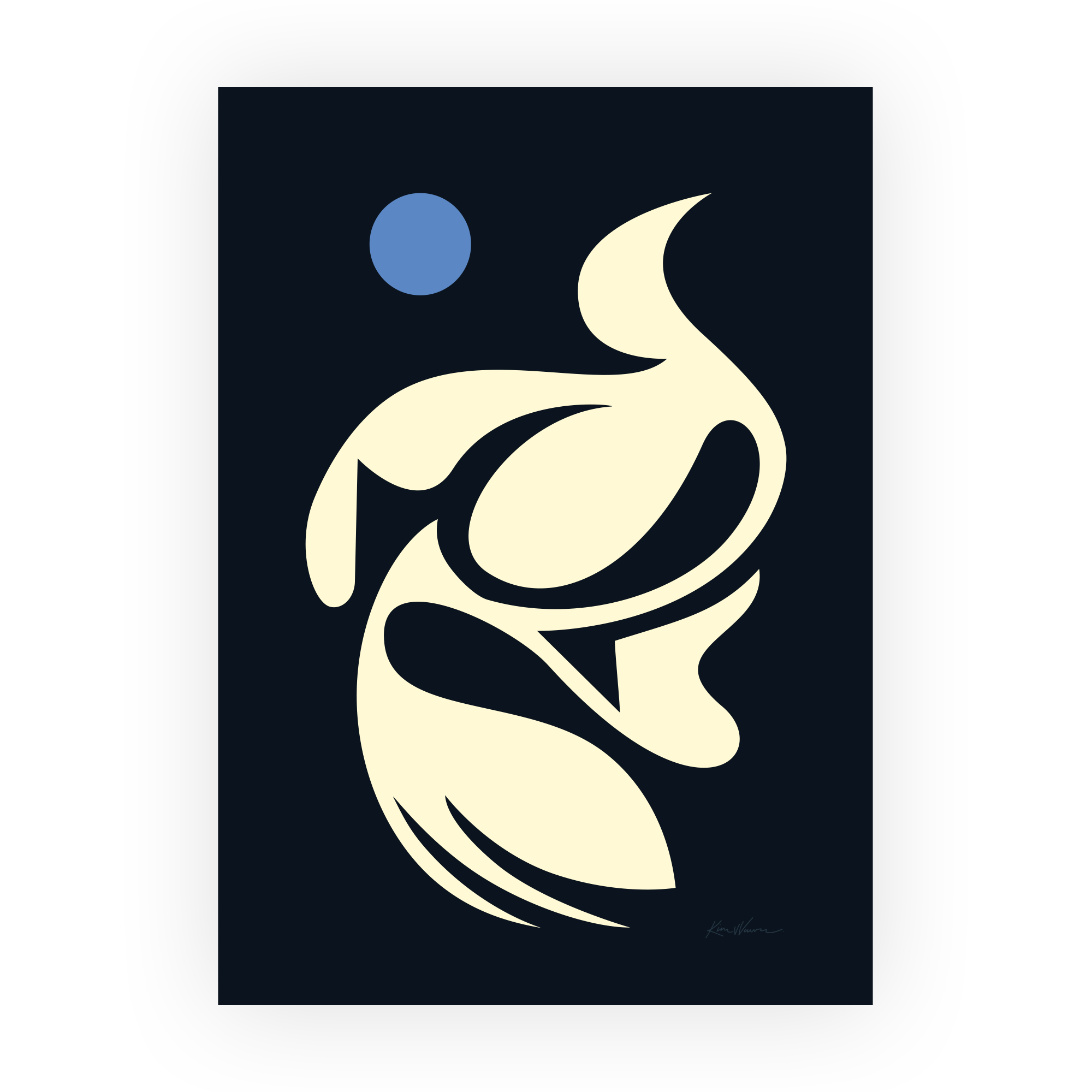 Magpie Print Art Print in Art print