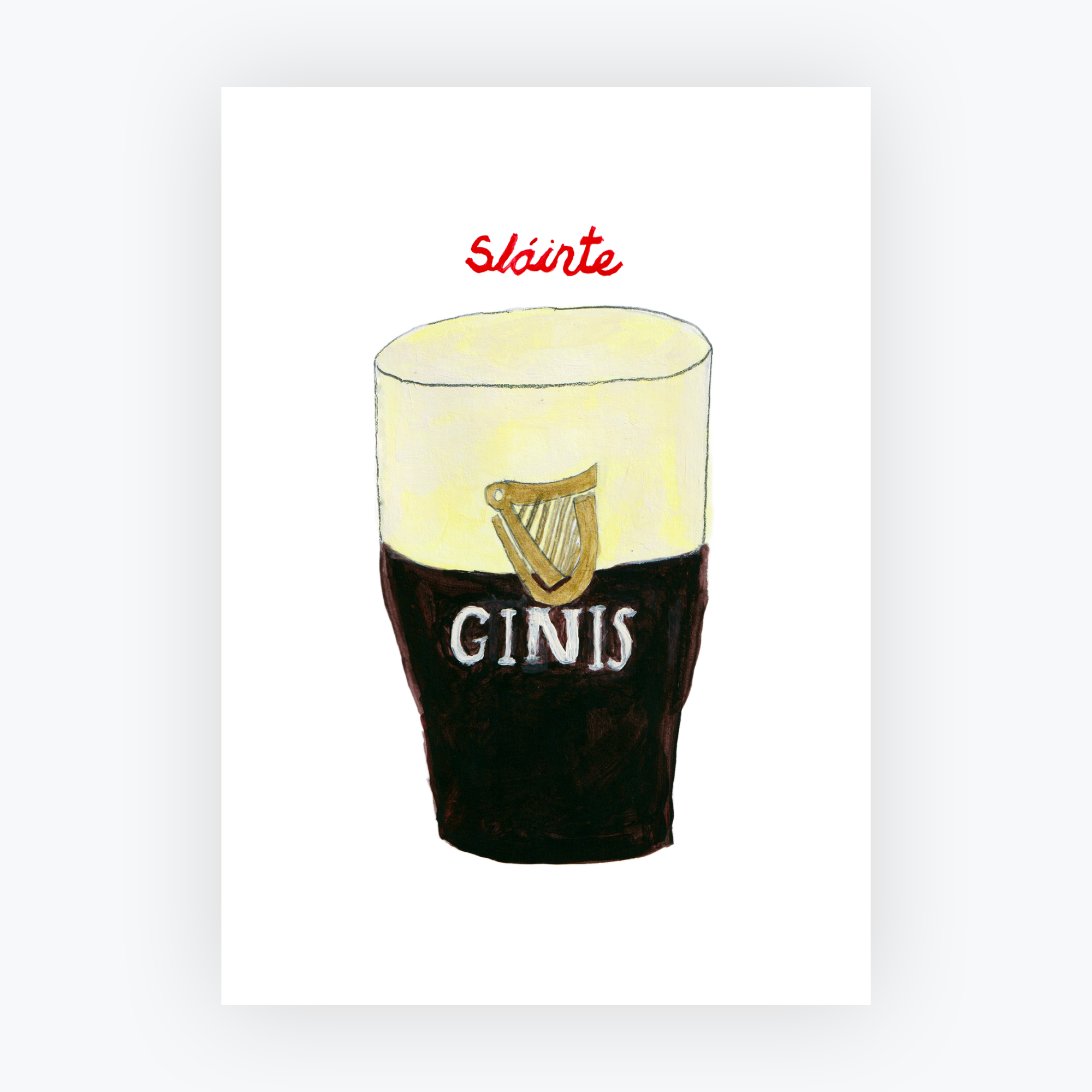 Ginis Art Print in Art print