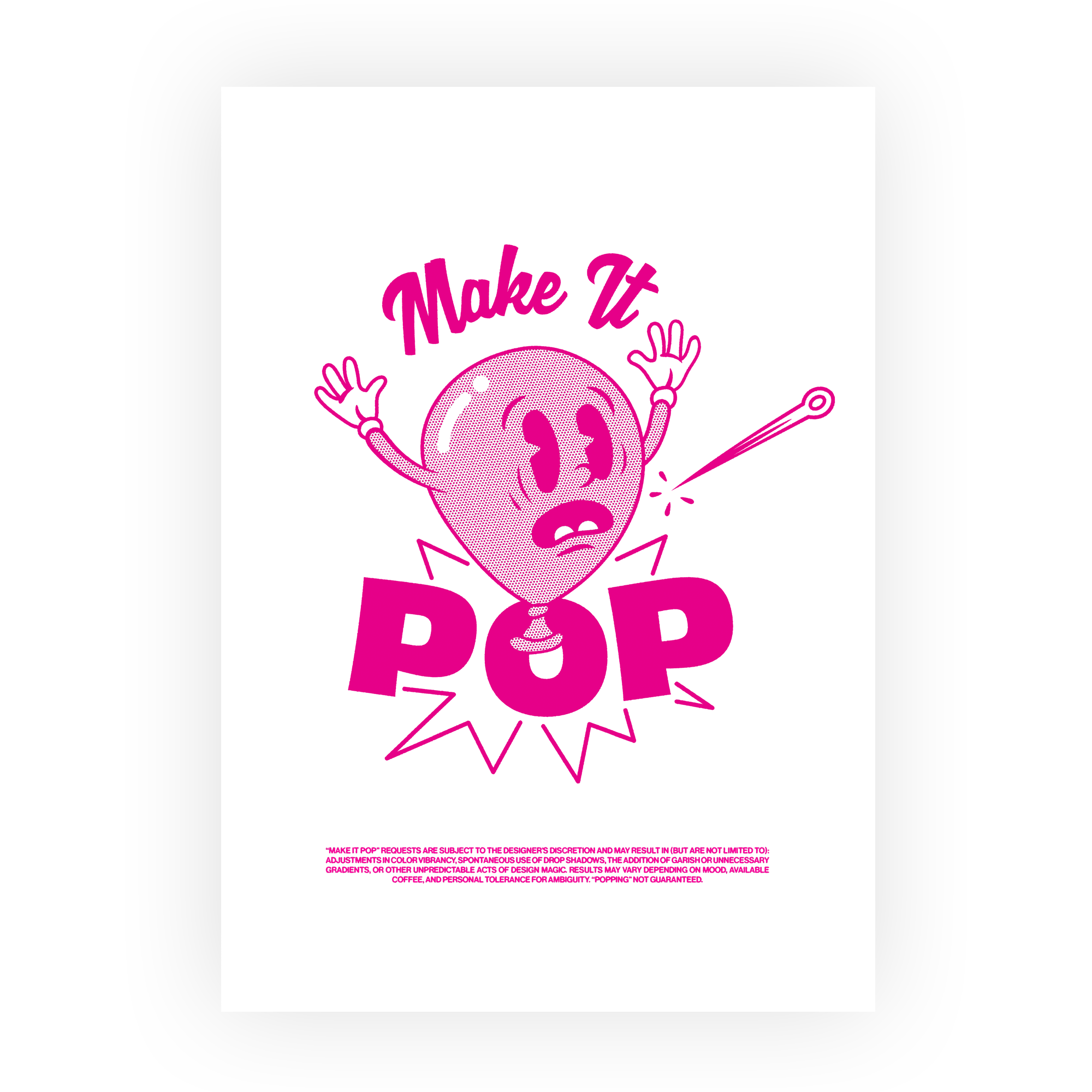 Make It Pop Art Print in Art print