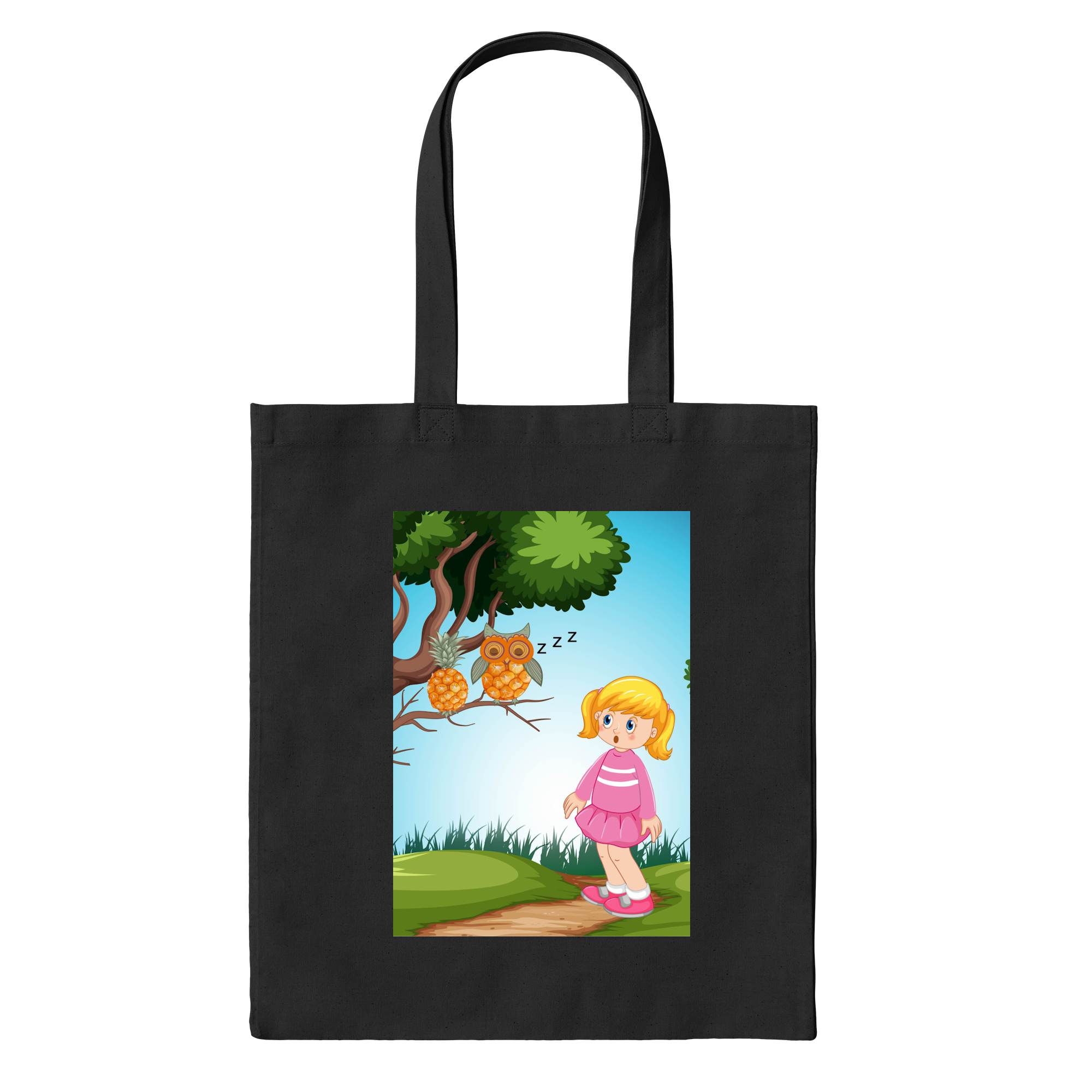 Owl Or Pineapple? Bag in Black