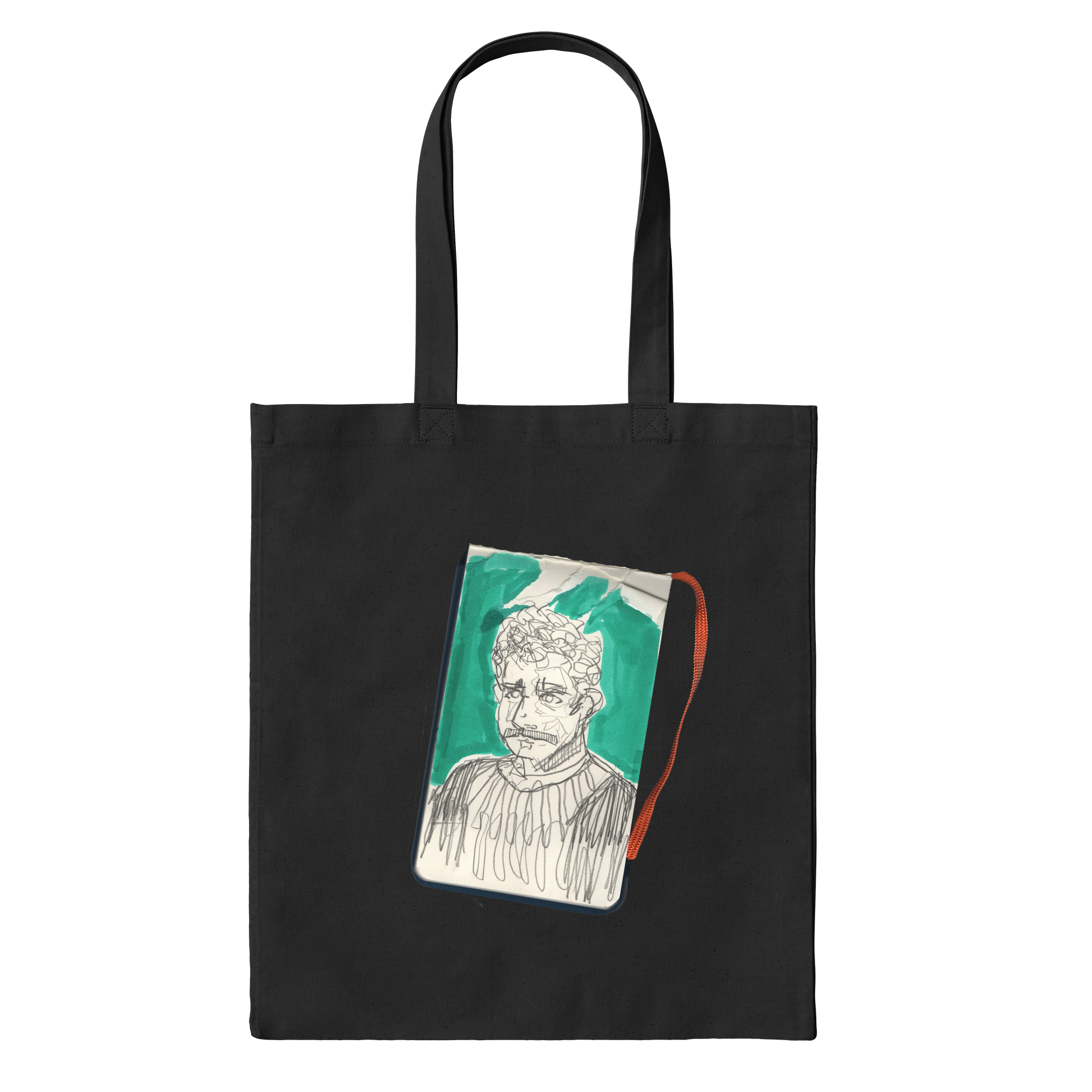 Don't Rip The Page Bag in Black