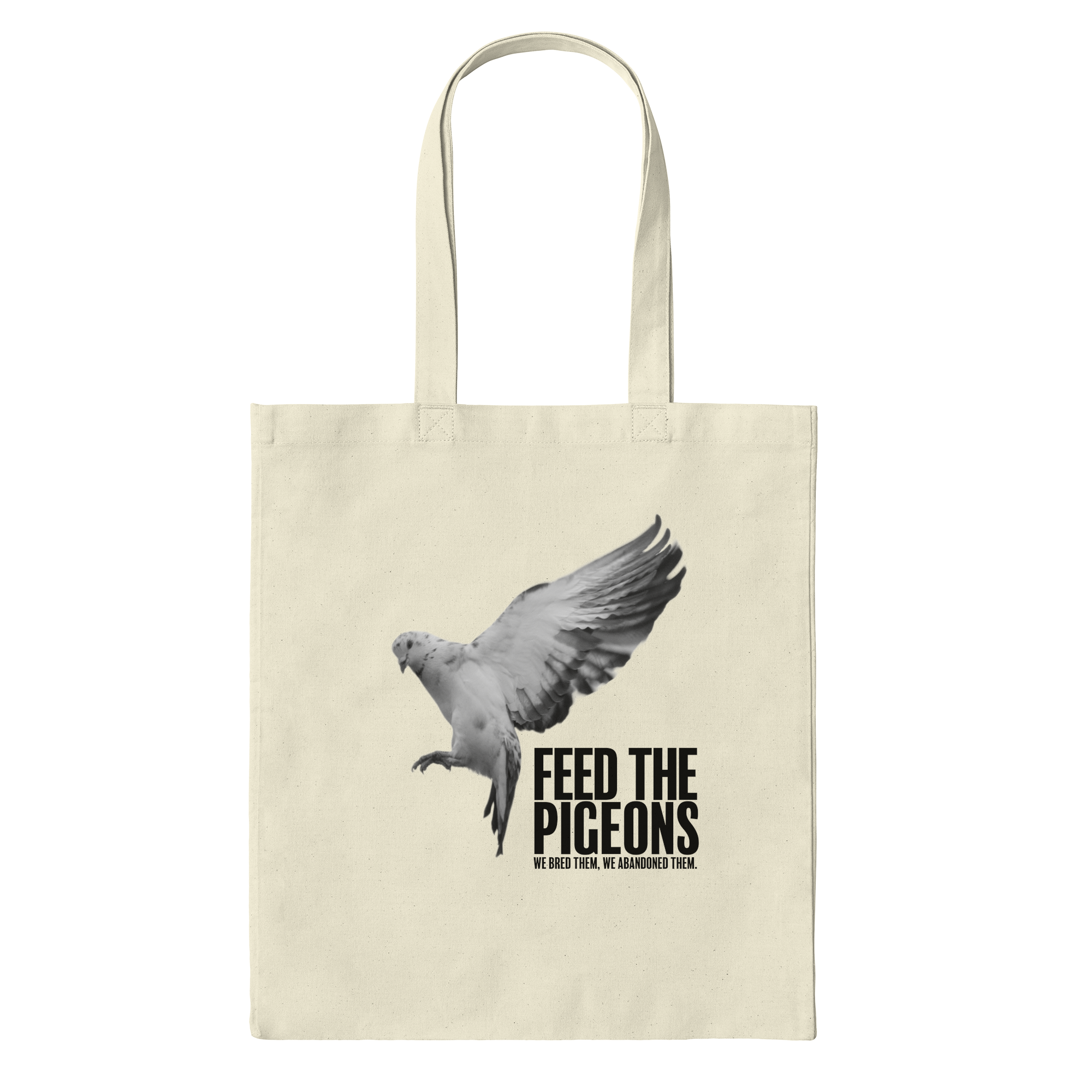 Feed The Pigeons Bag in Natural
