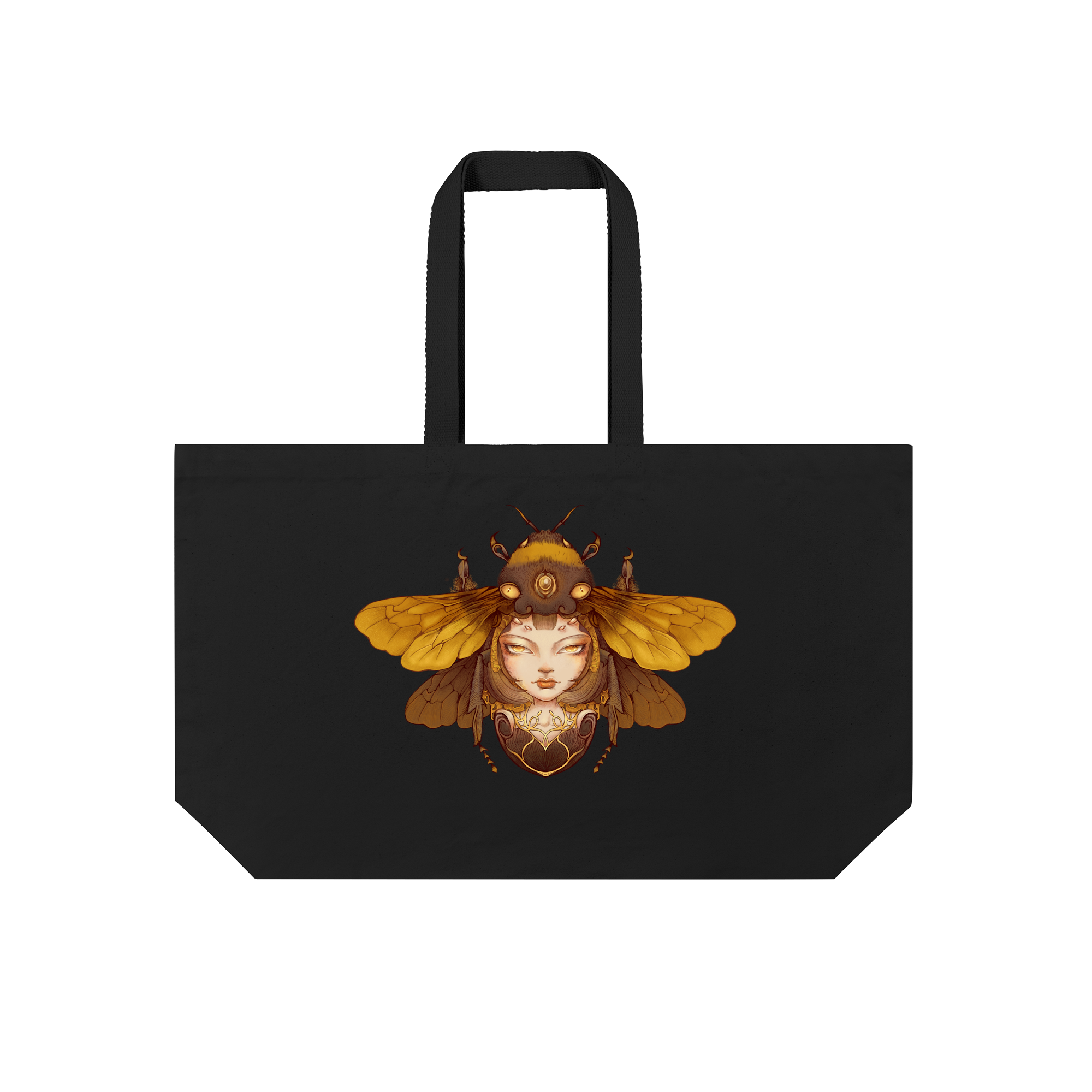 Wings Of Queens Bag in Black