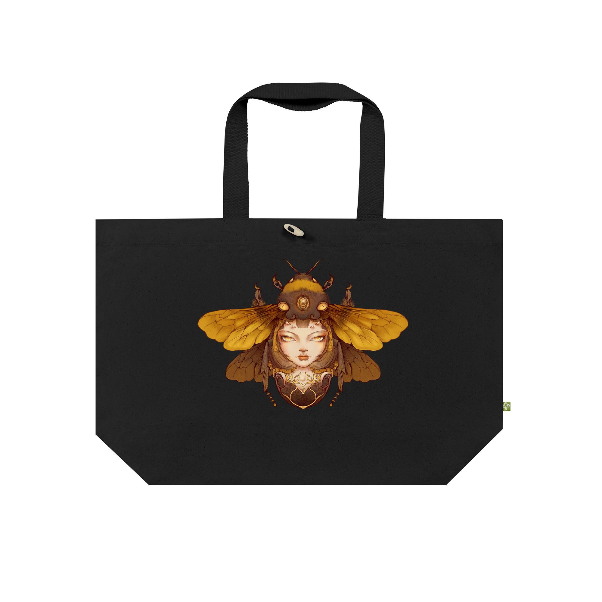 Wings Of Queens Bag in Black