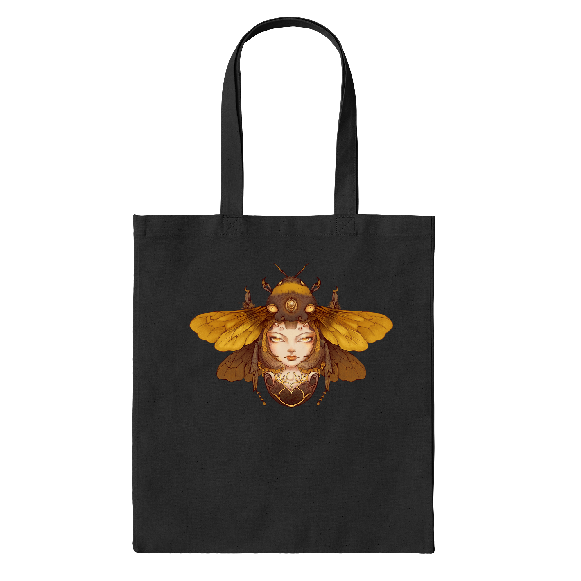 Wings Of Queens Bag in Black