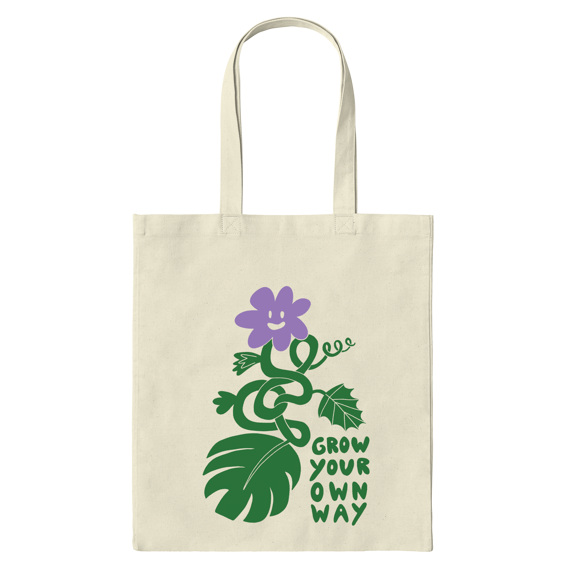 Grow Your Own Way Bag in Natural