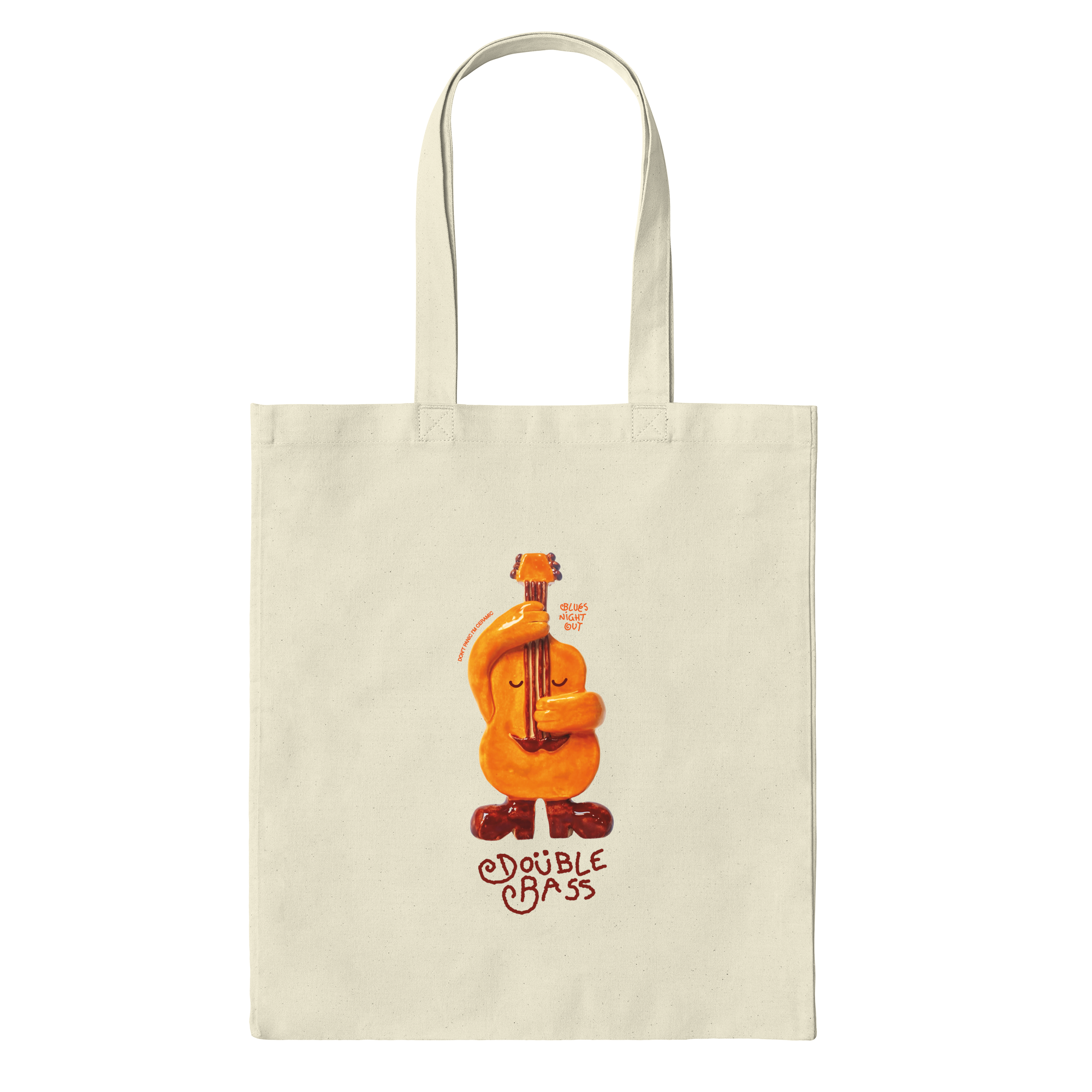 Double Bass Bag in Natural