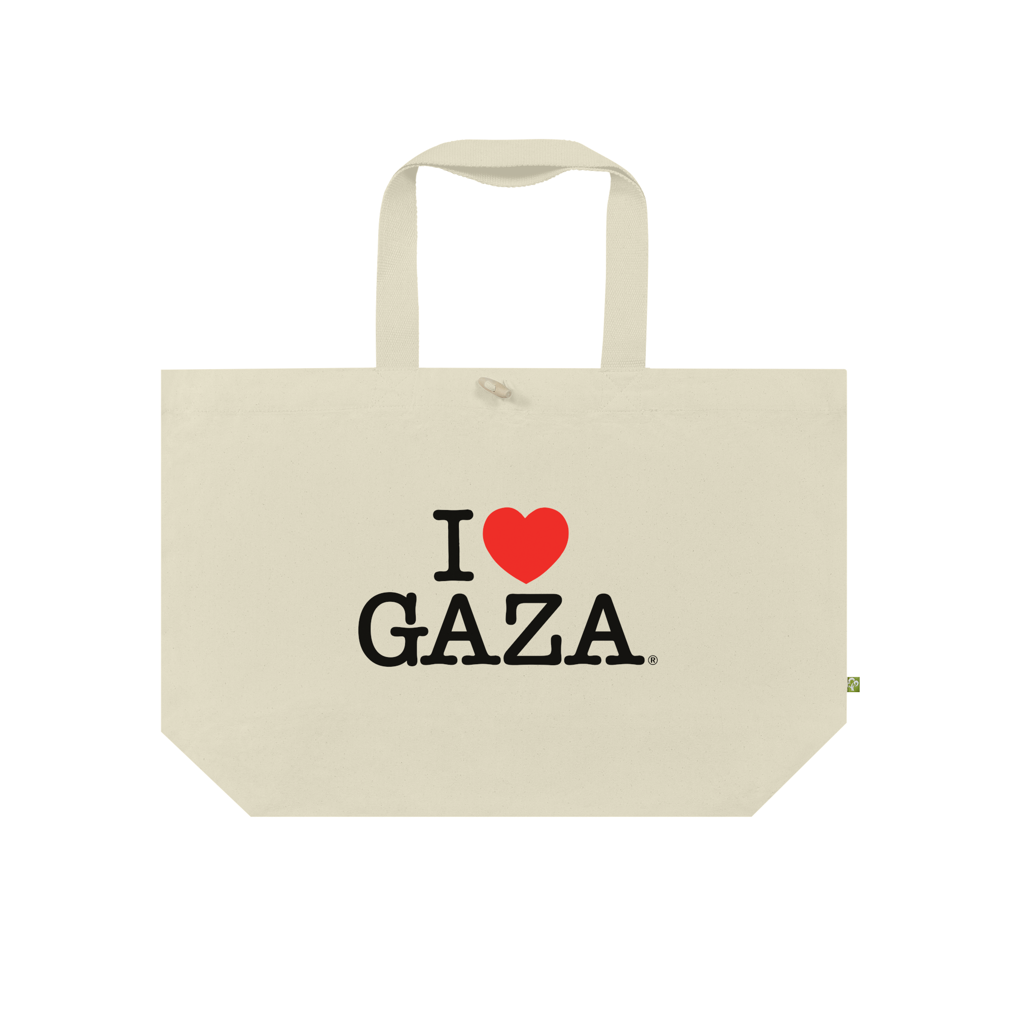 I Heart Gaza Bag in Natural
