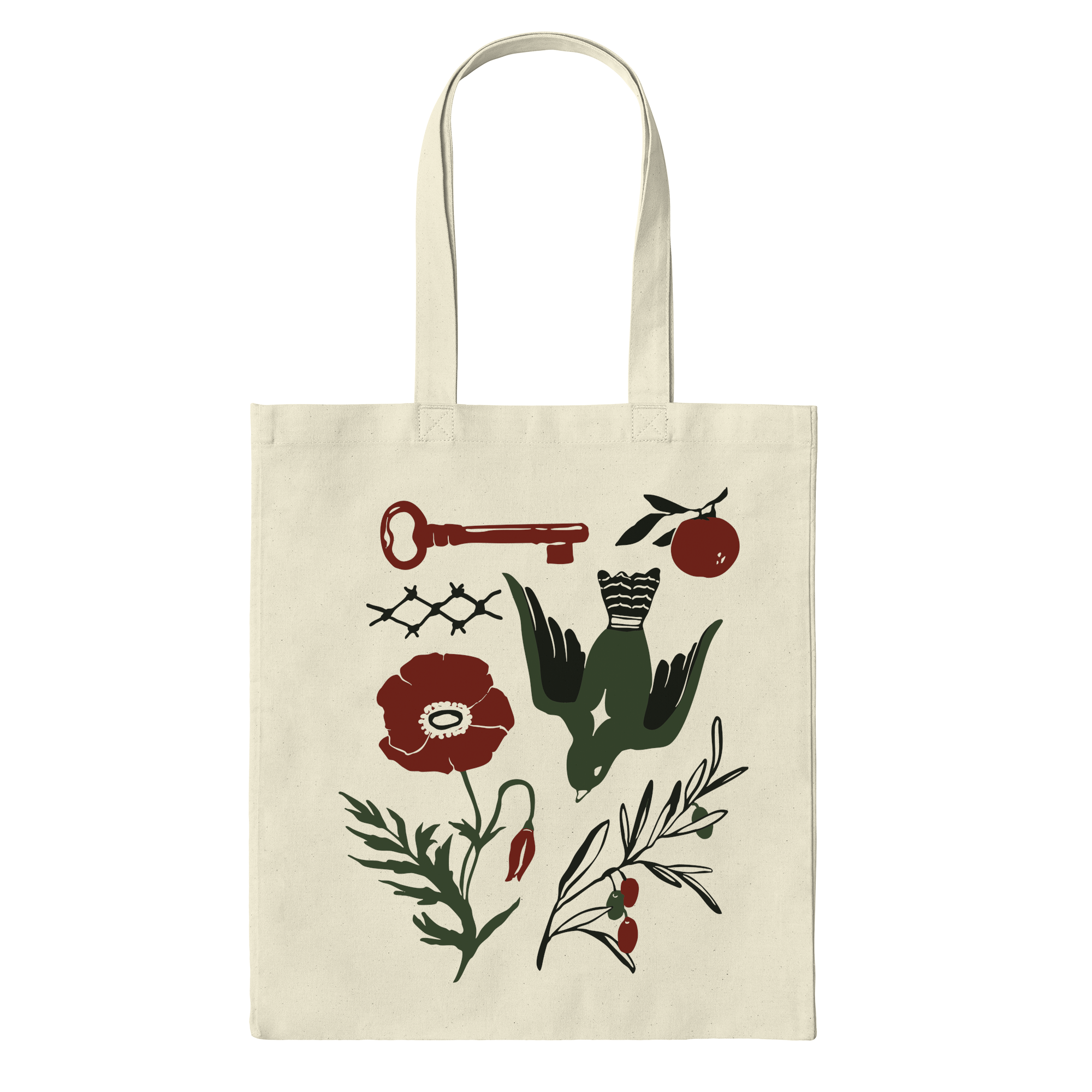 For Palestine (non-profit) Bag in Natural