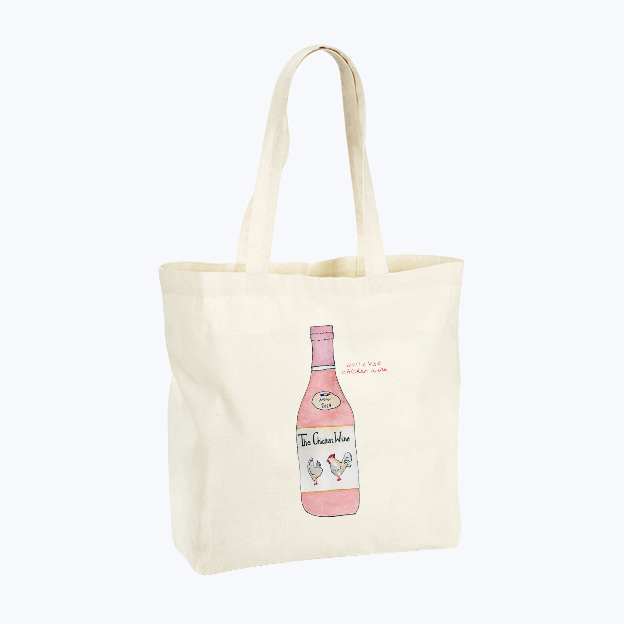 Chicken Wine Bag in Natural