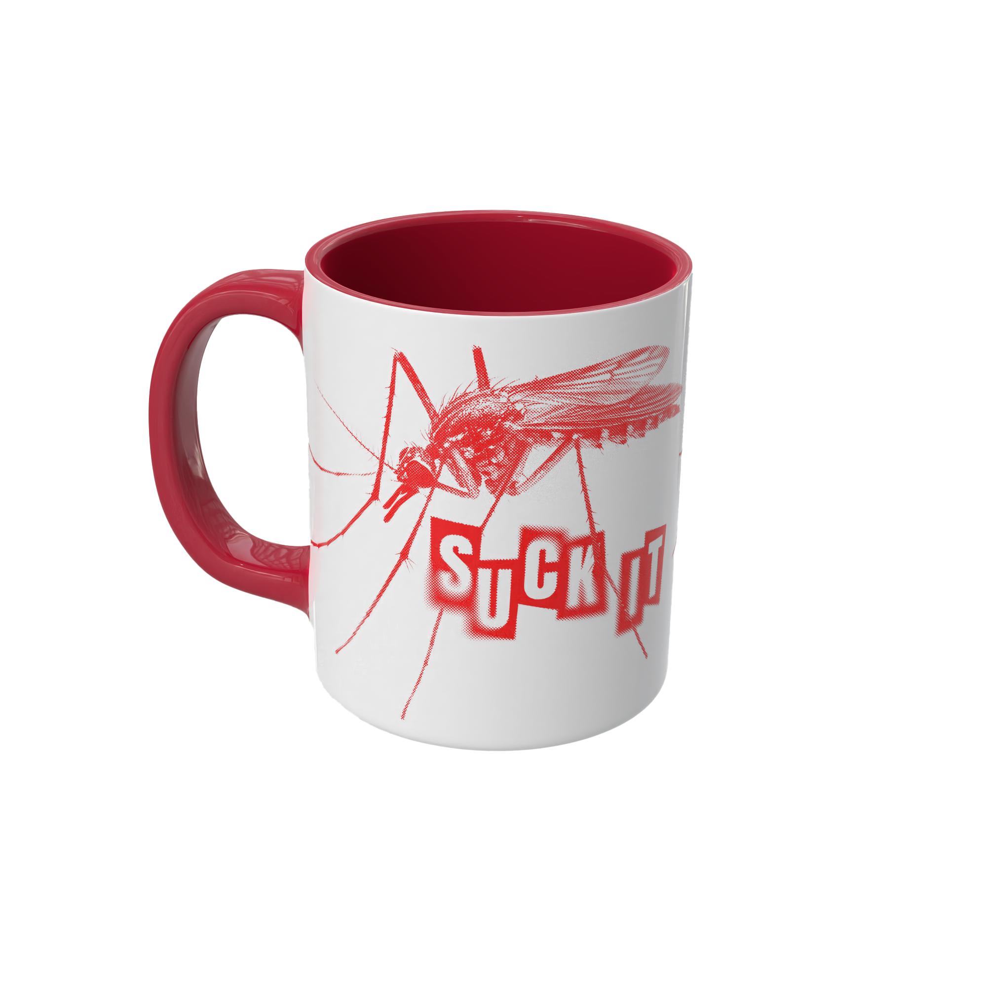 Suck It Mug in White