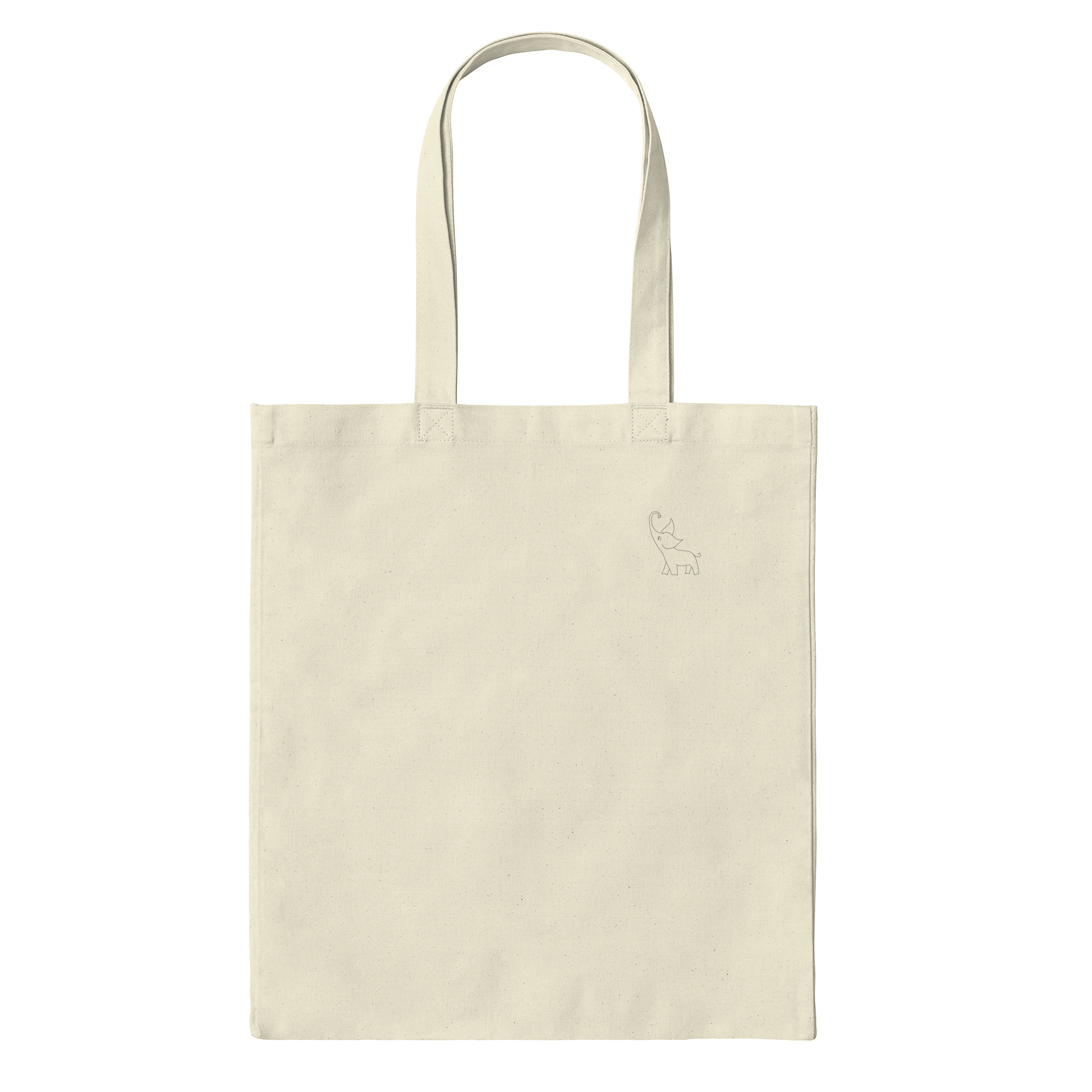 Happy Elephant Bag in Natural