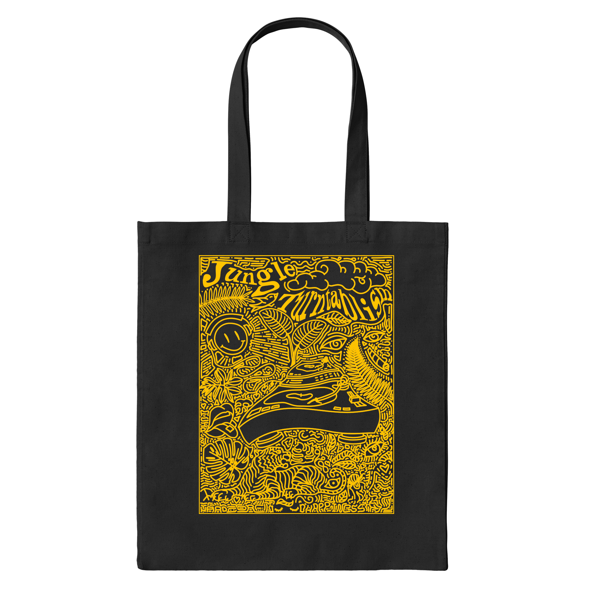 Jungle Turntablism Bag in Black