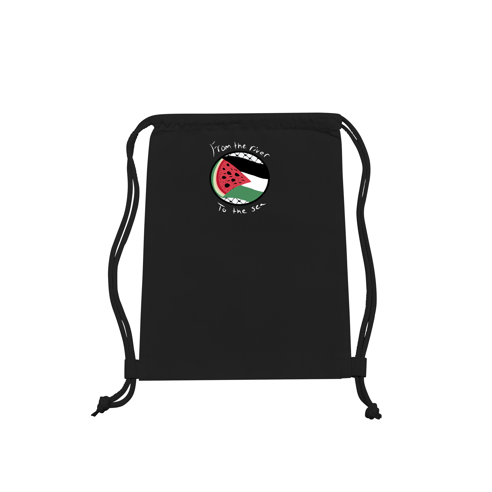 From The River To The Sea Bag in Black