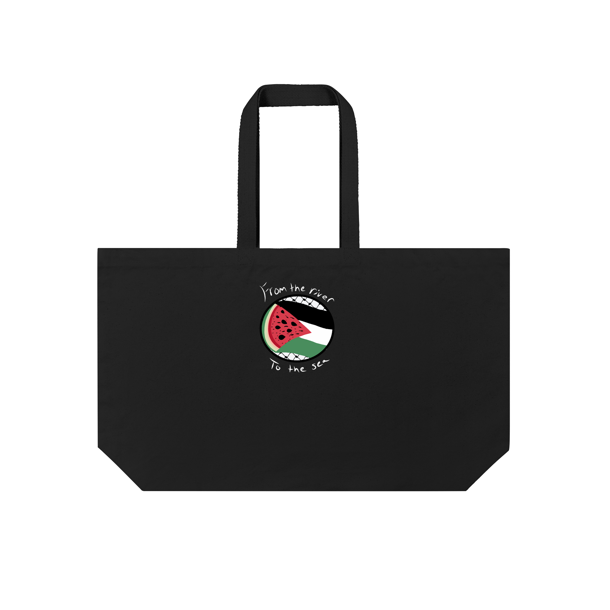 From The River To The Sea Bag in Black